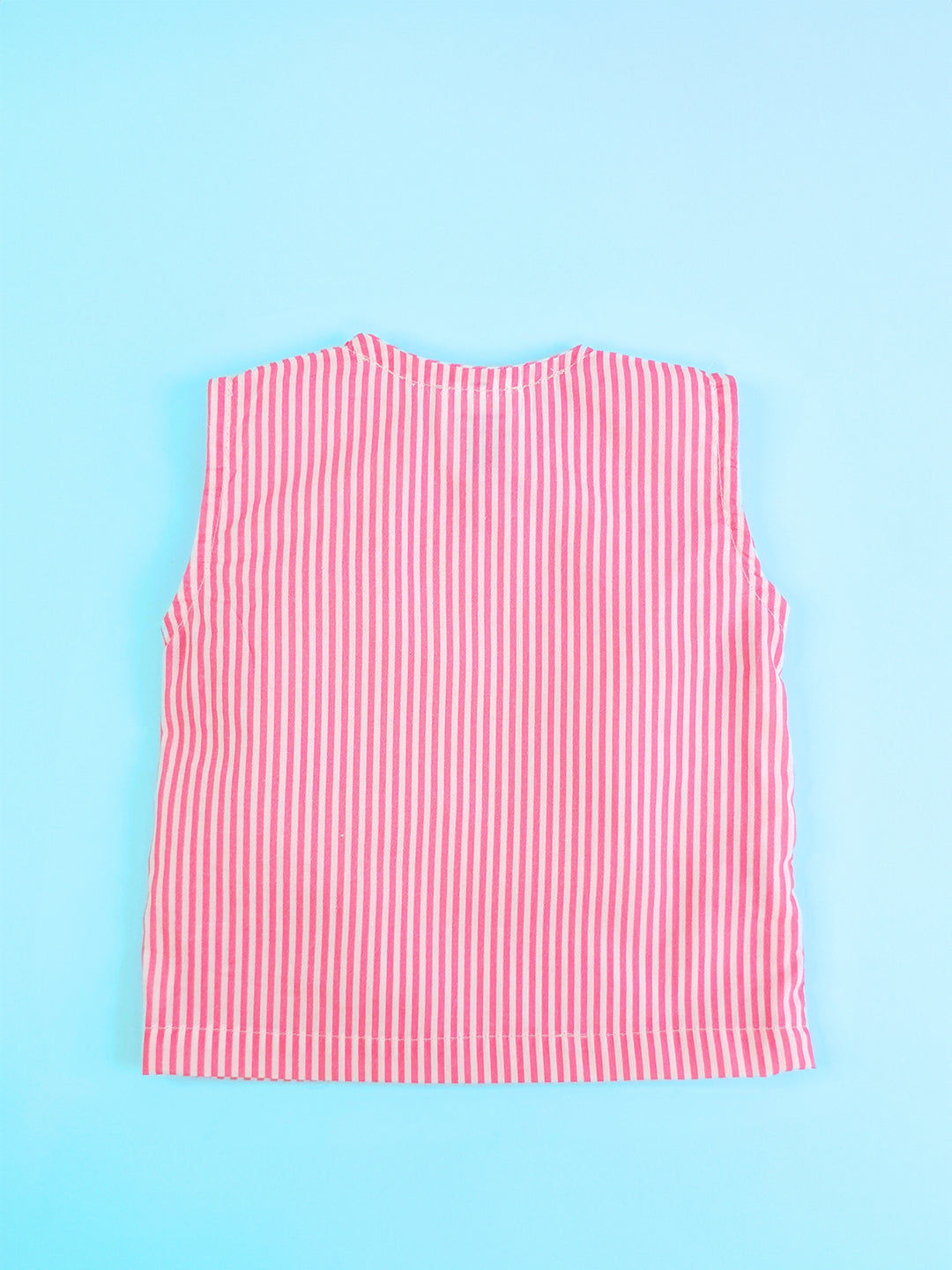 Pink - Organic Cotton Striped Baby Jabla - Totdot