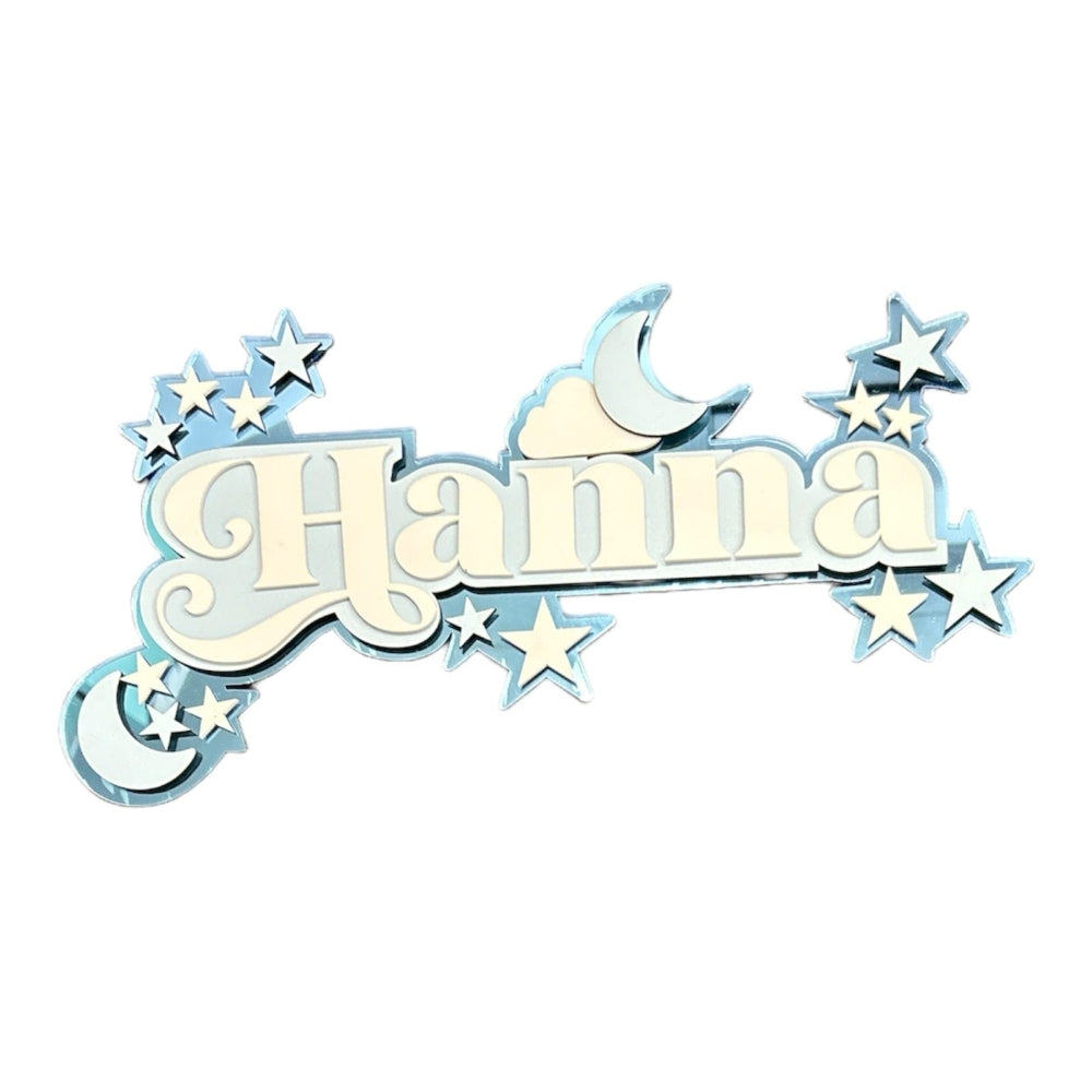 Moon Magic - 3 Layer Name Plaque