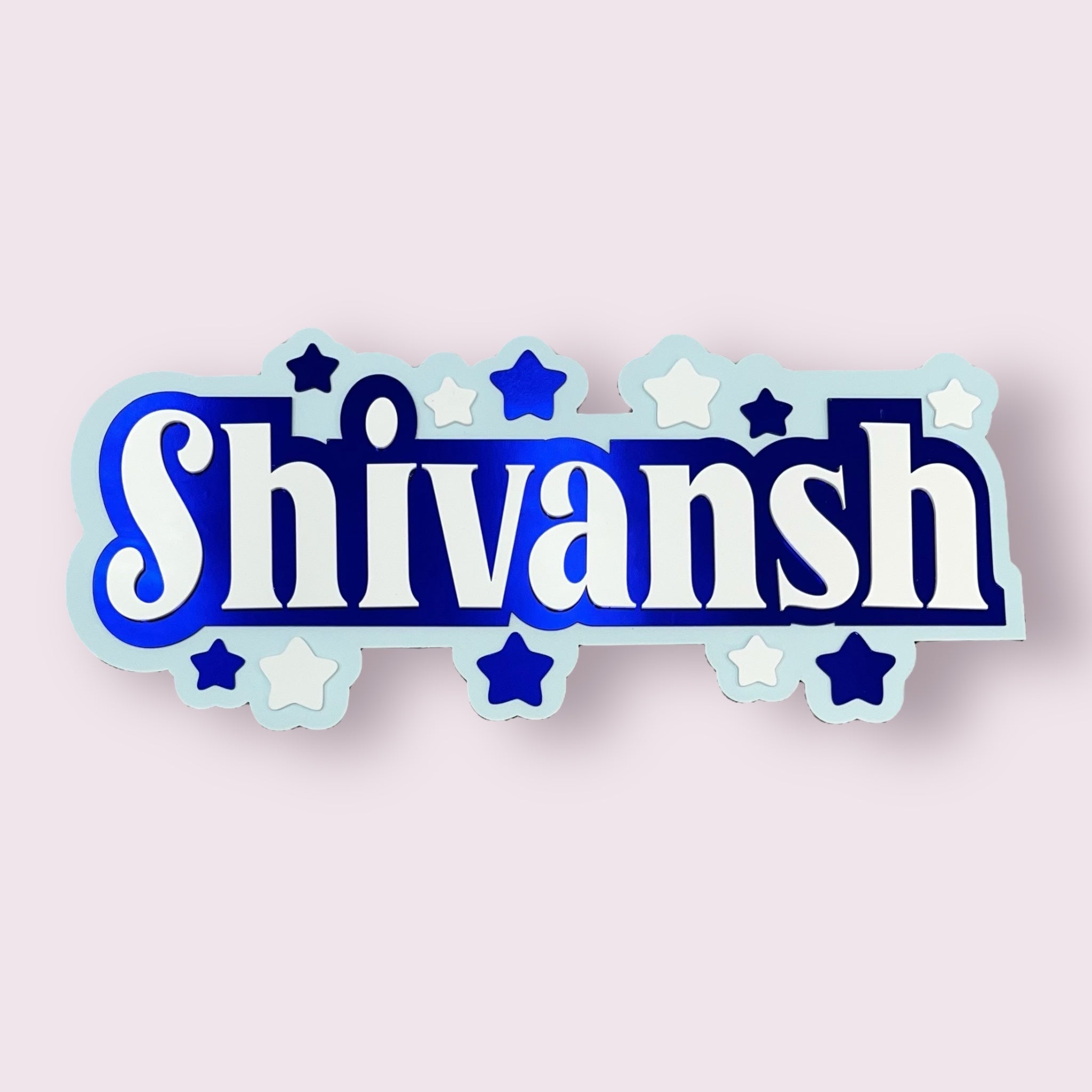 Starlit Haven - 3 Layer Name Plaque