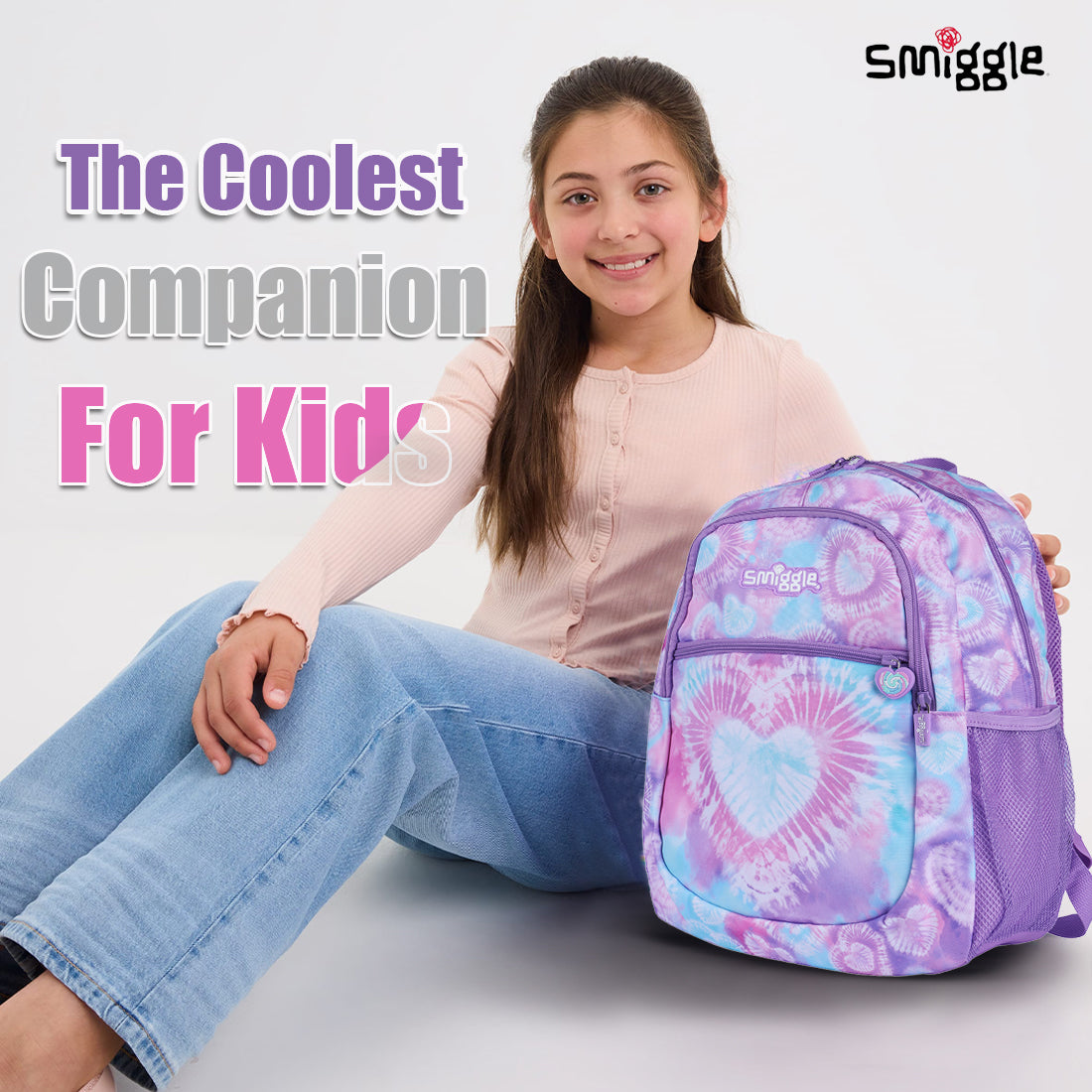 I Heart Classic Backpack Lilac