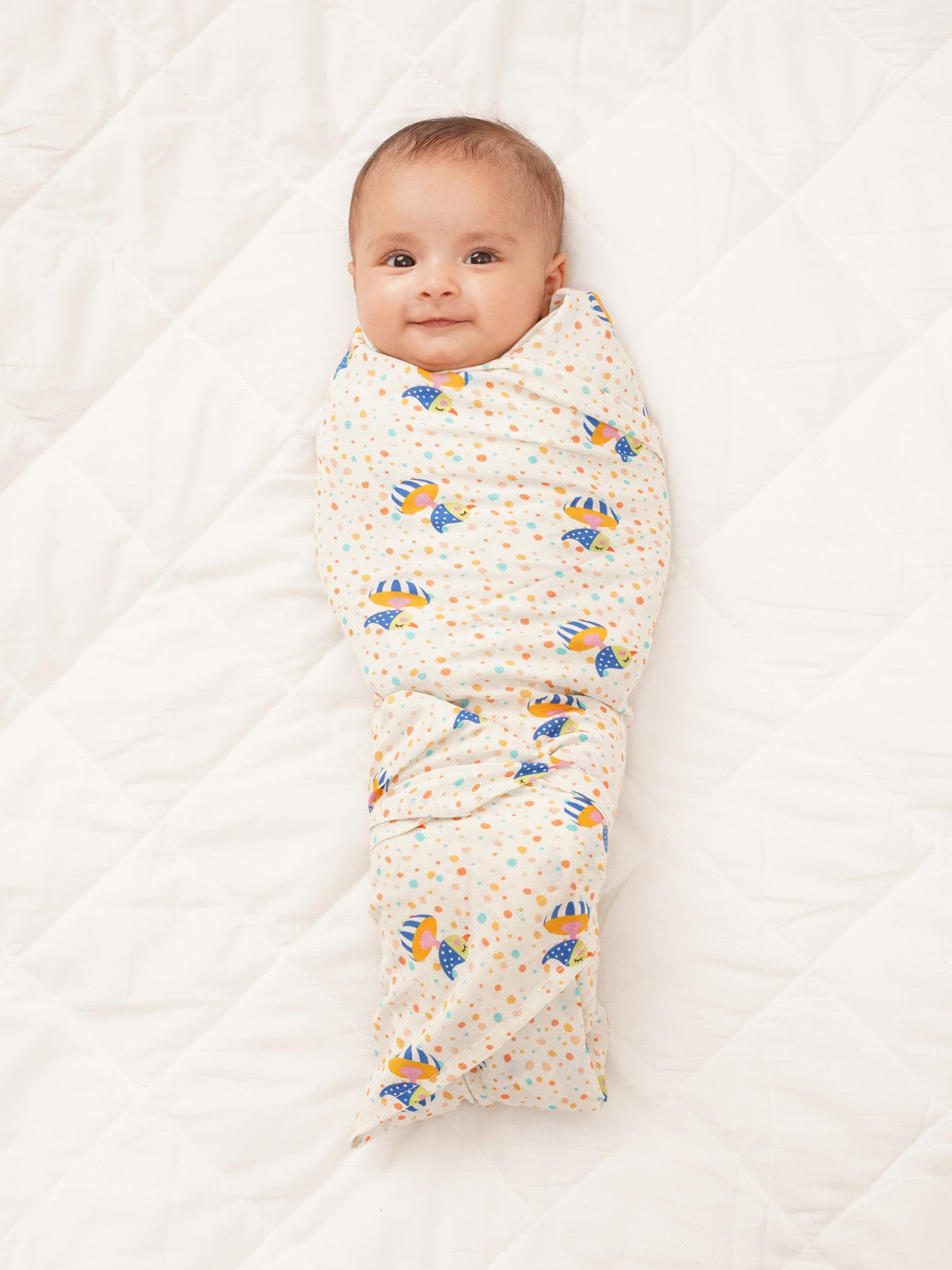 Wildlife Wonders Cotton Muslin Swaddle Wrap for New Born (Pack of 2) - Totdot