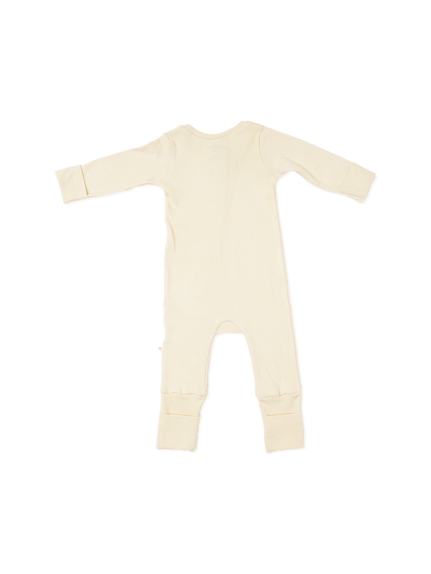 Vanilla Clouds - Infant Organic Bamboo Solid Sleepsuit