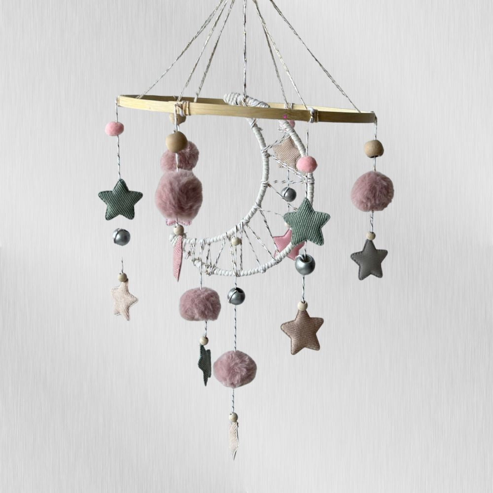 Starry Moon - Cot / Crib Mobile