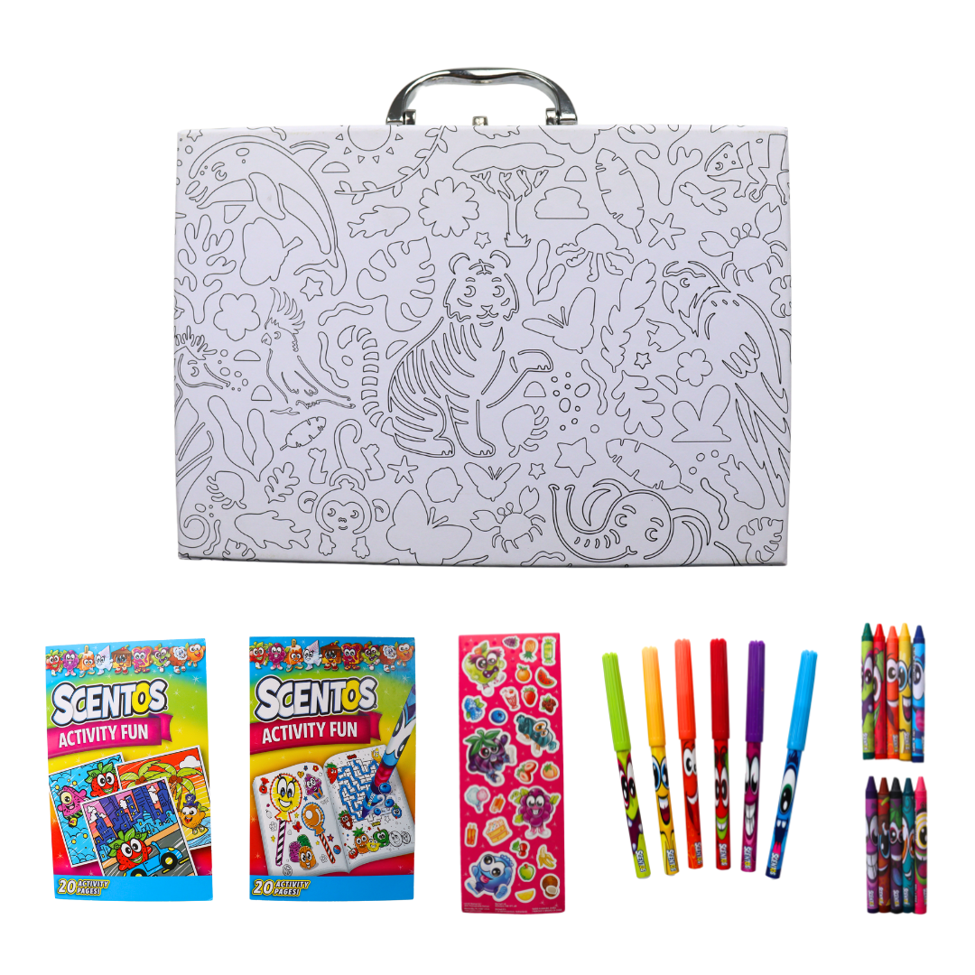 Colour-in Mini Case Mega Colouring