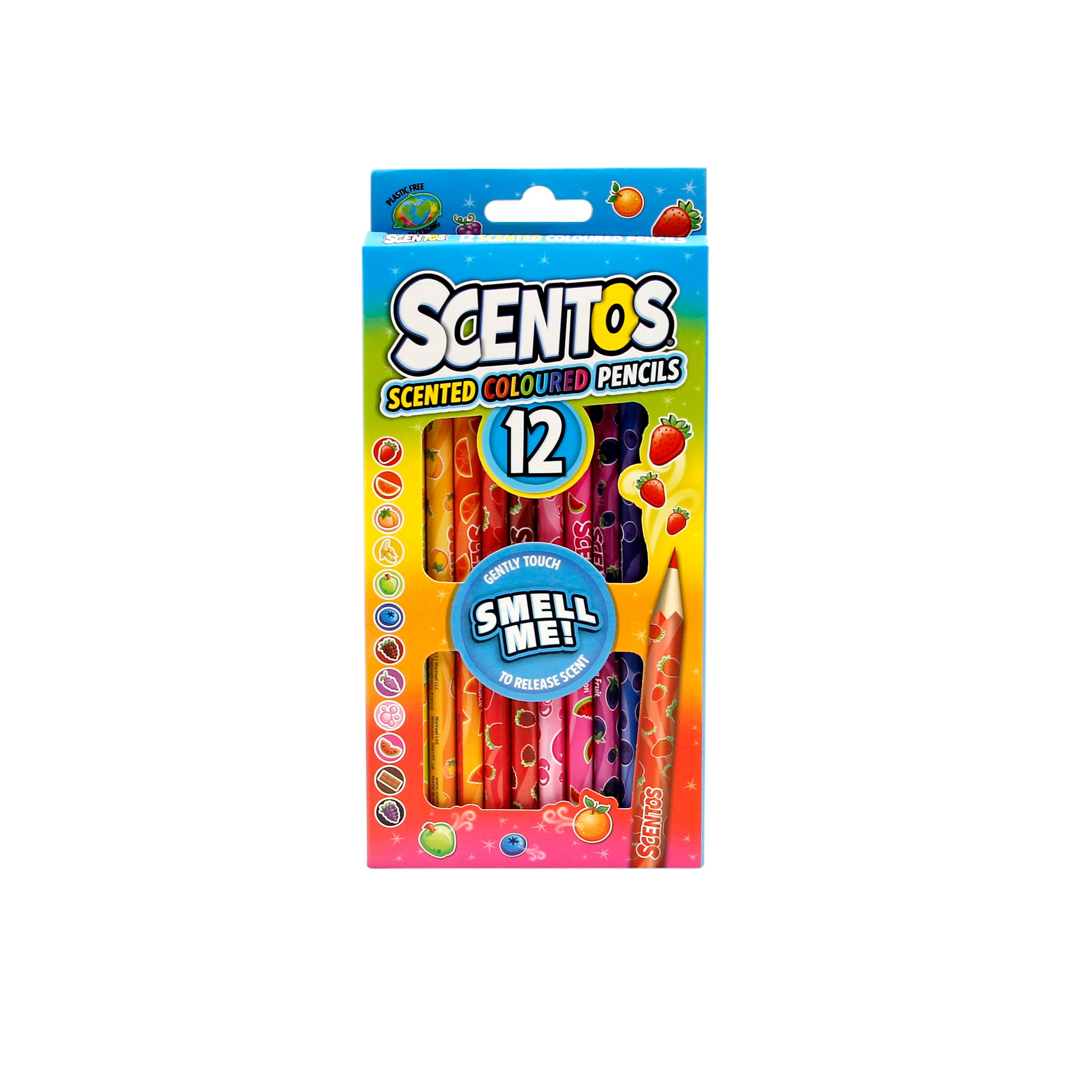 Coloured Pencils - pack of 12 Scentos