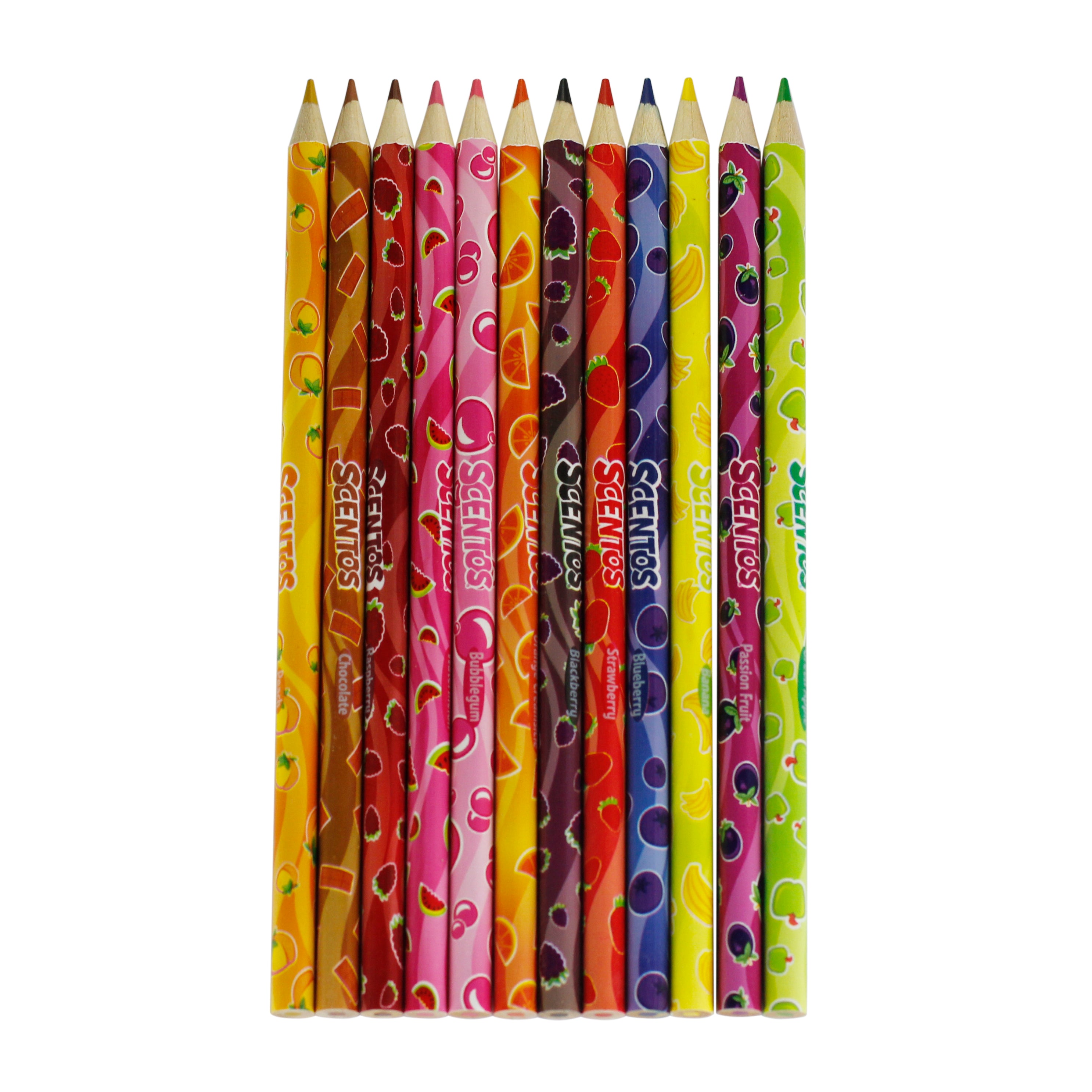 Coloured Pencils - pack of 12 Scentos