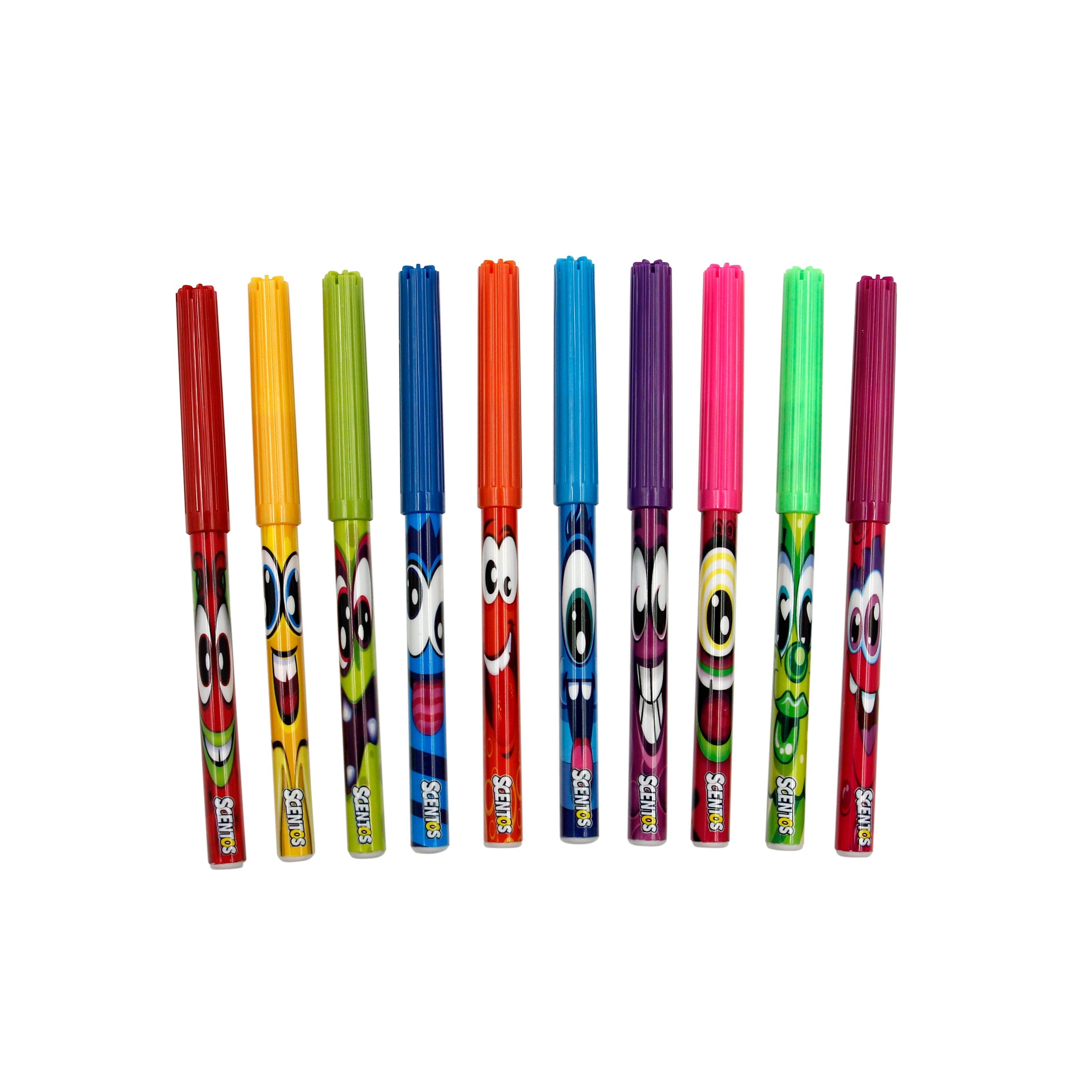 Fibre Tip Pens - pack of 10 Scentos