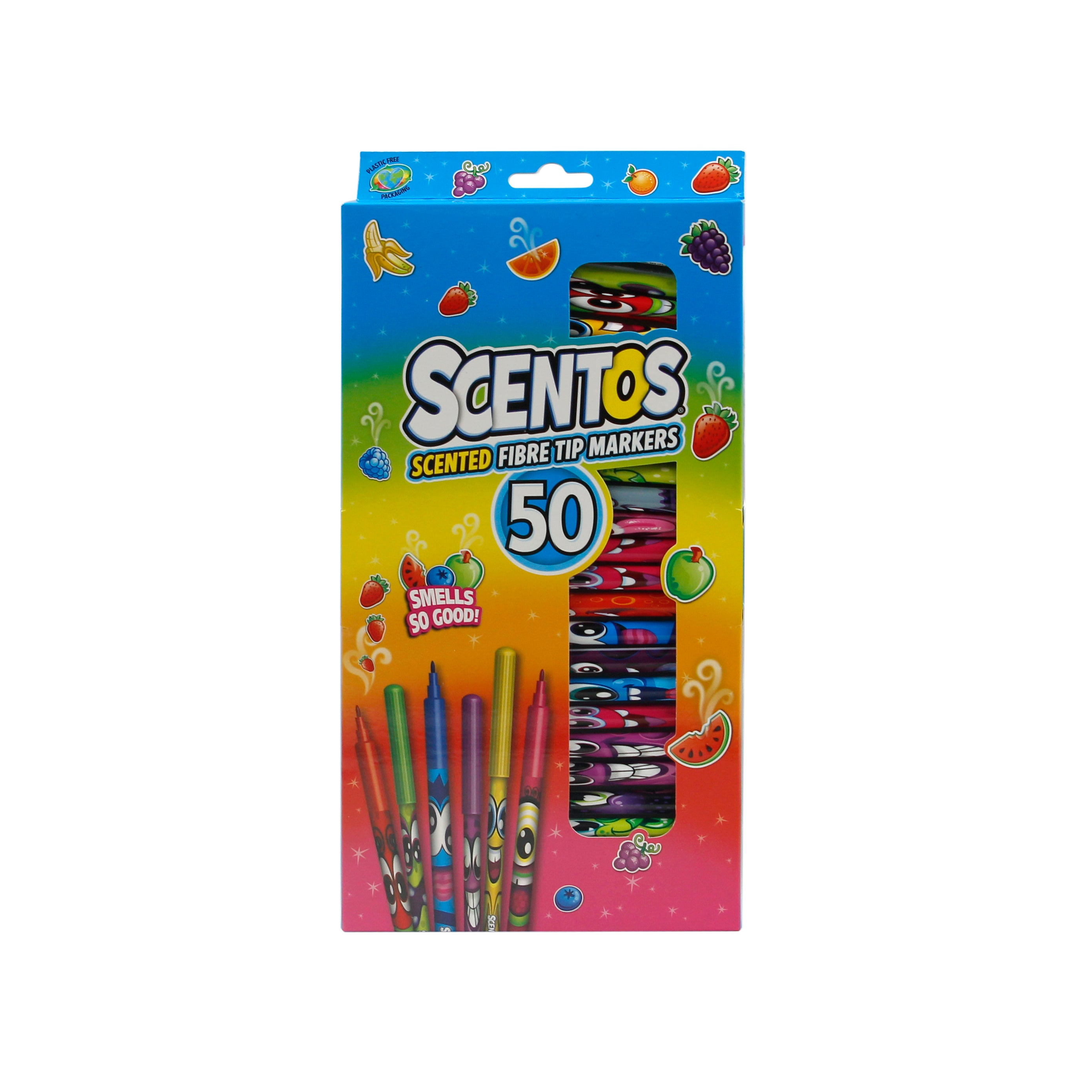 Fibre Tip Pens - pack of 50 Scentos