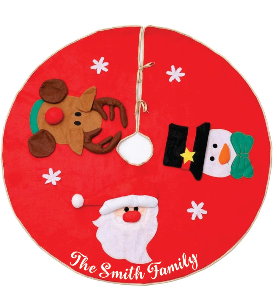 Santa & Friends - 40" Tree Skirt