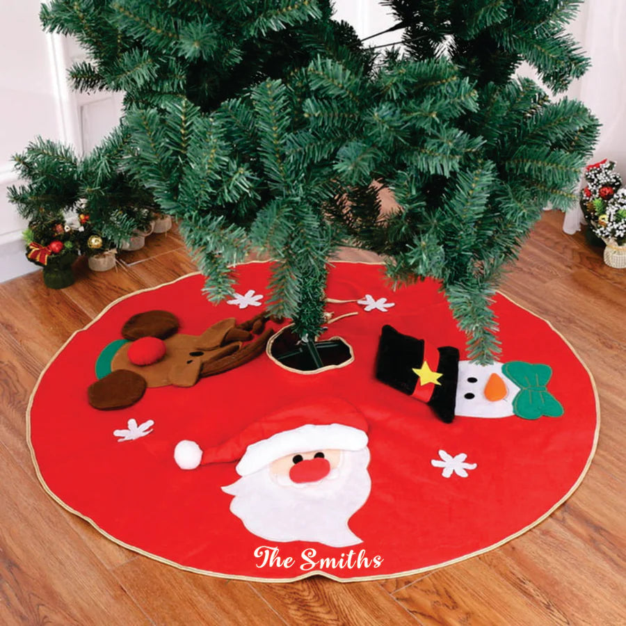 Santa & Friends - 40" Tree Skirt