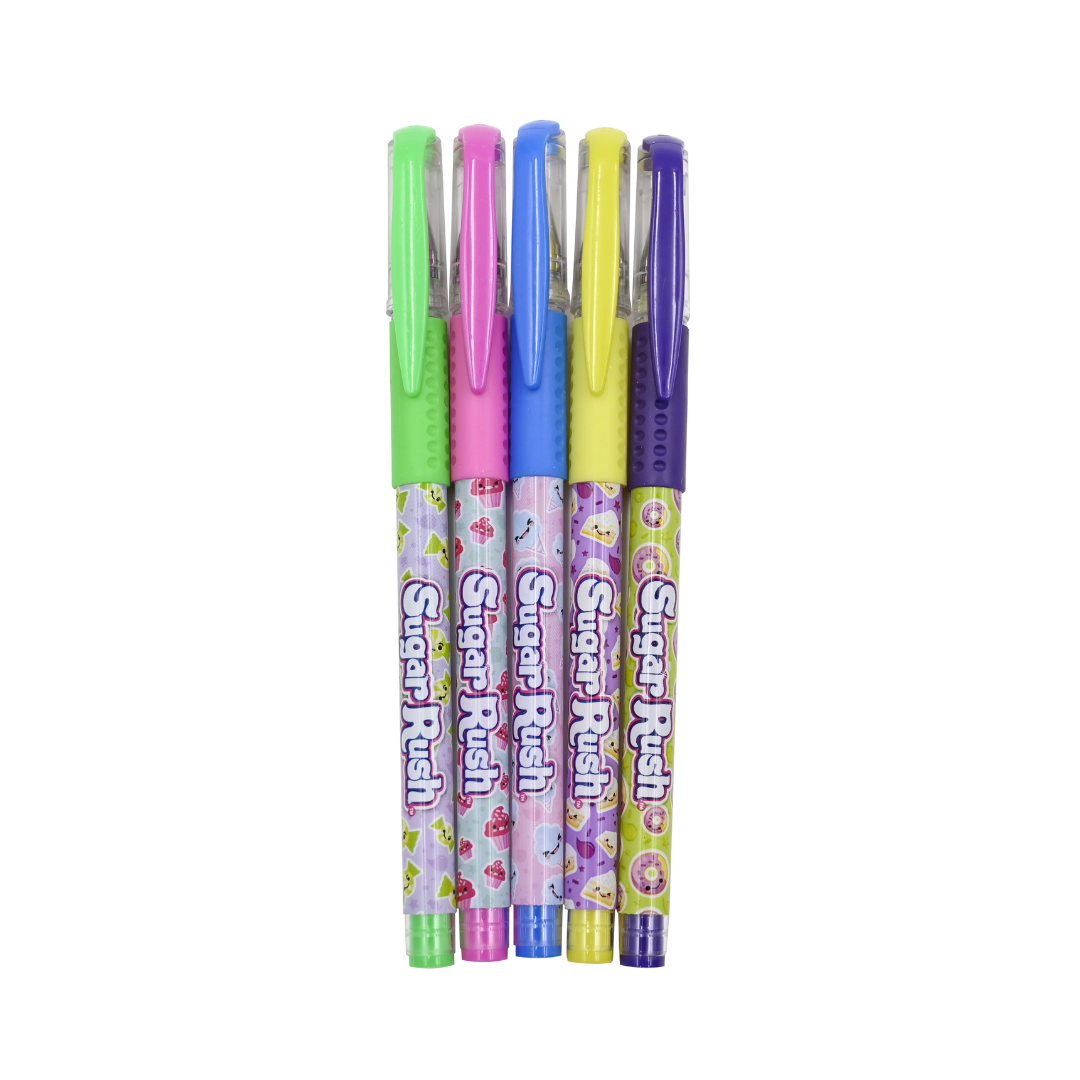 Sugar Rush Scented Neon Gel Pens, Pack of 5