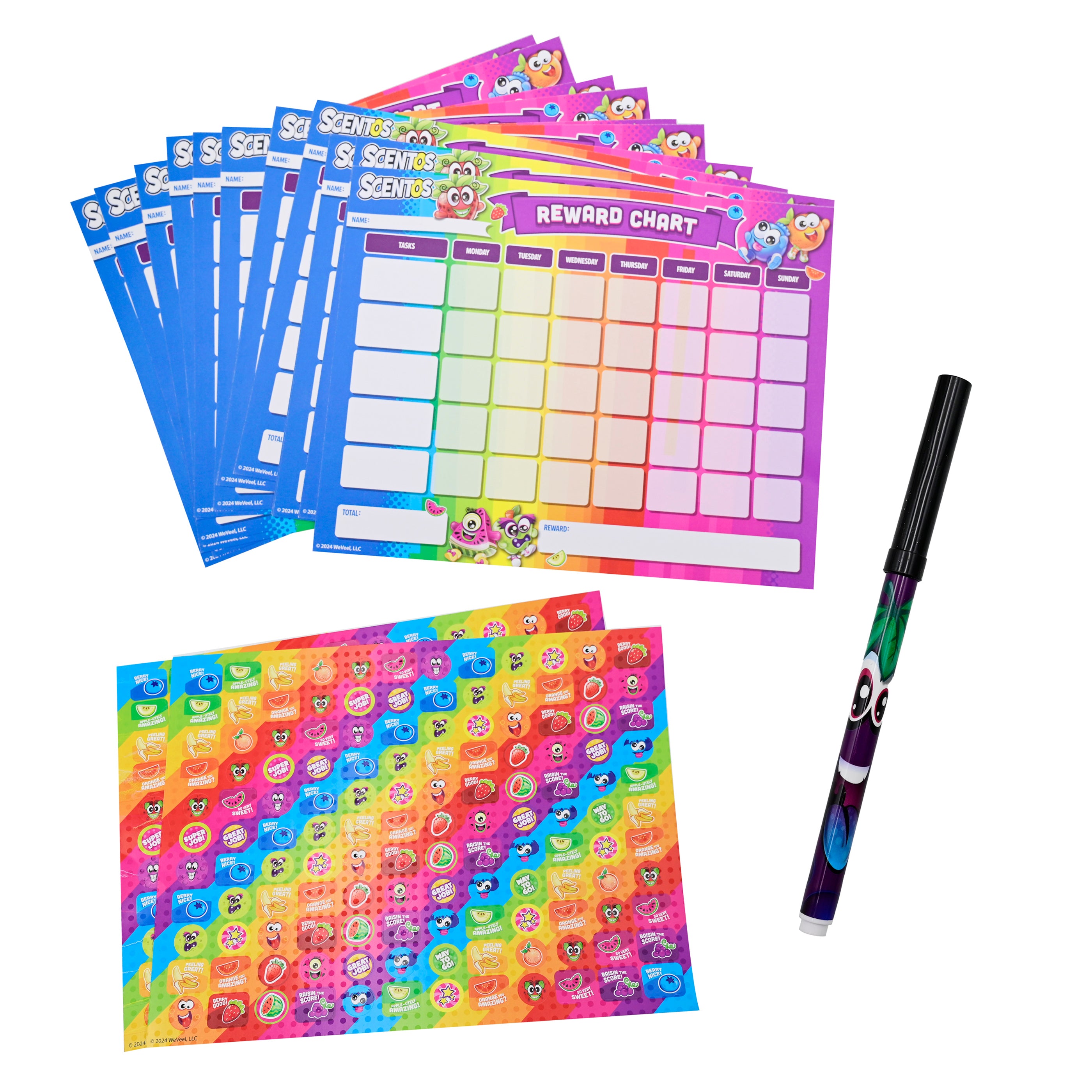 On The Go Reward Charts