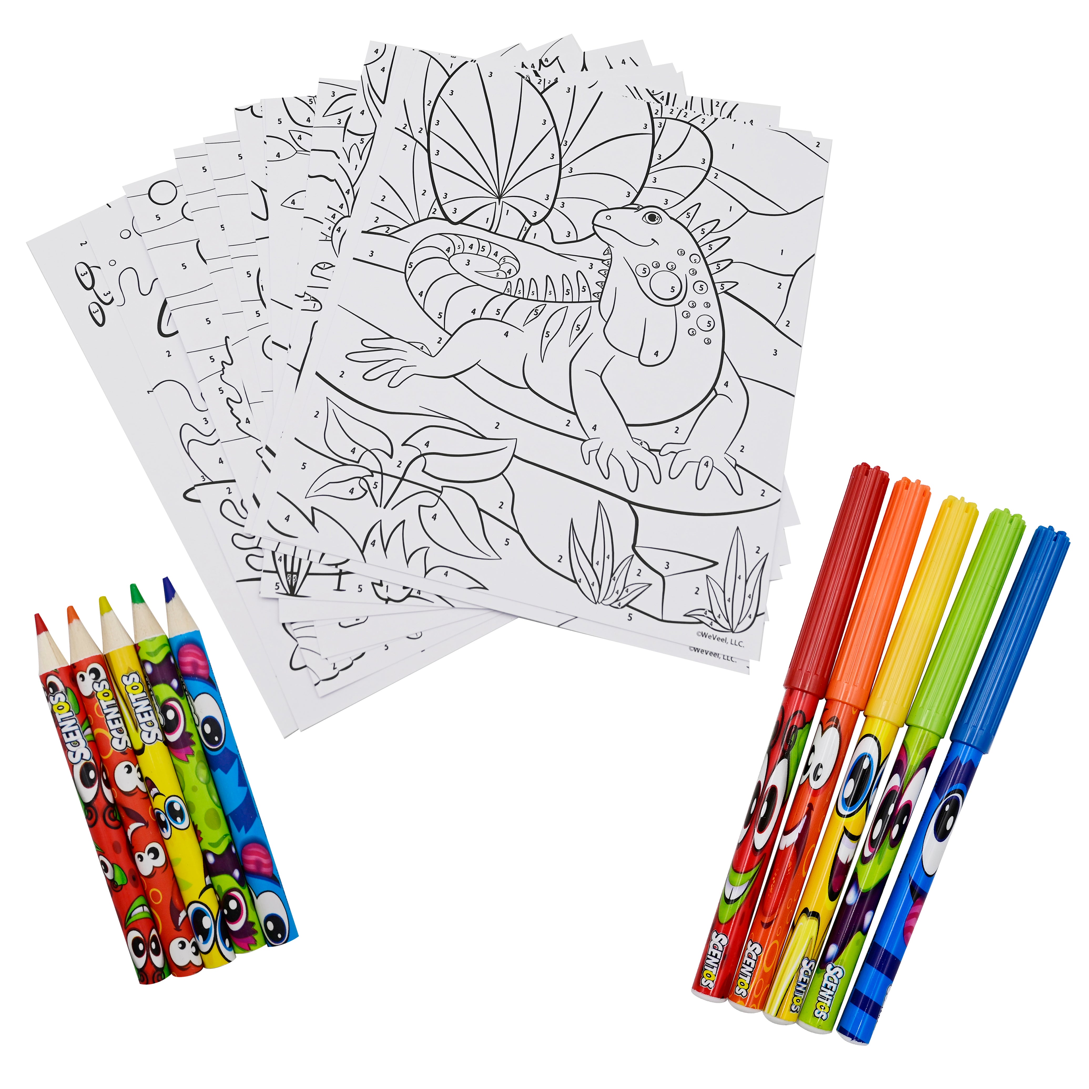 On The Go Colour By Numbers
