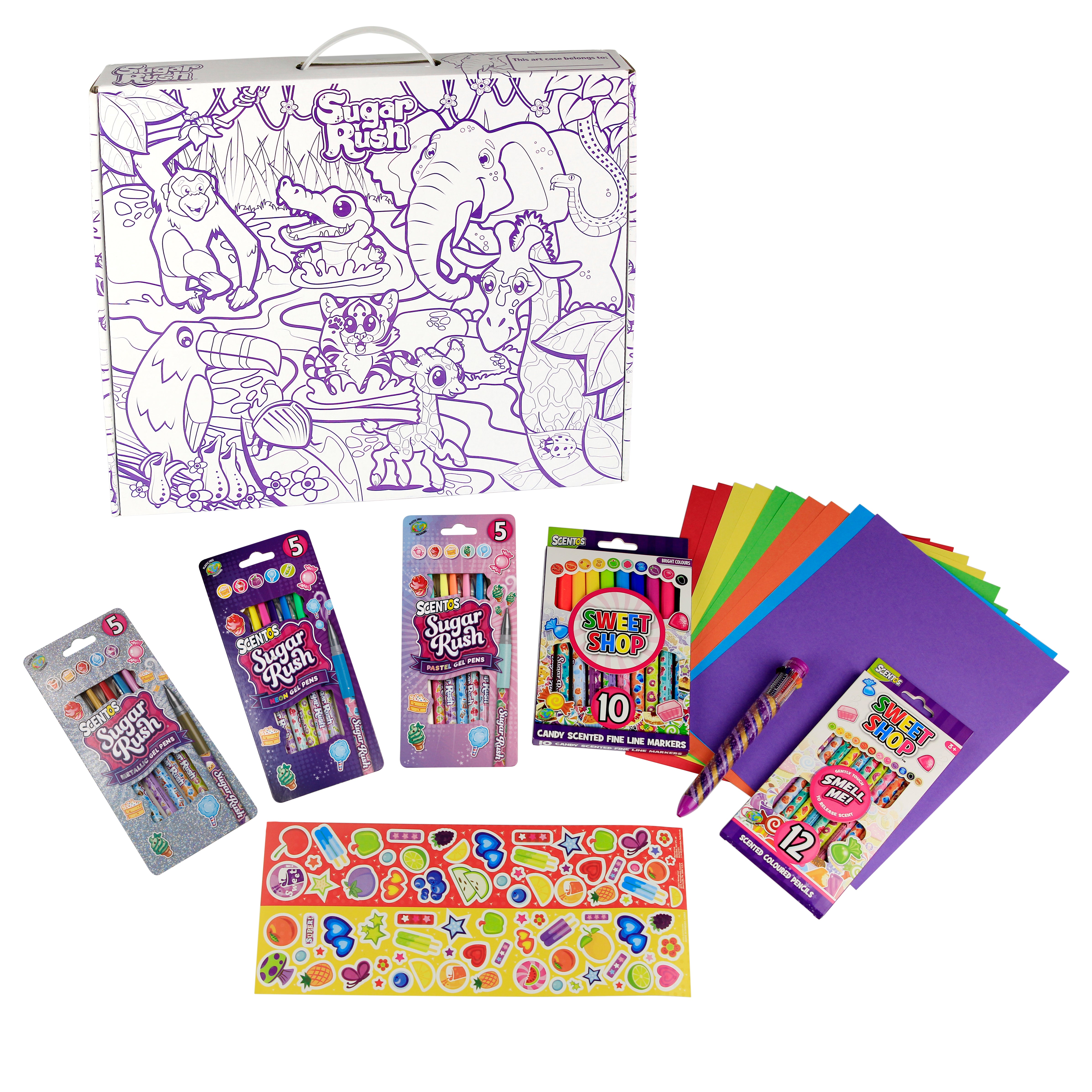 Sugar Rush Sweet Shop Mega Colouring Set