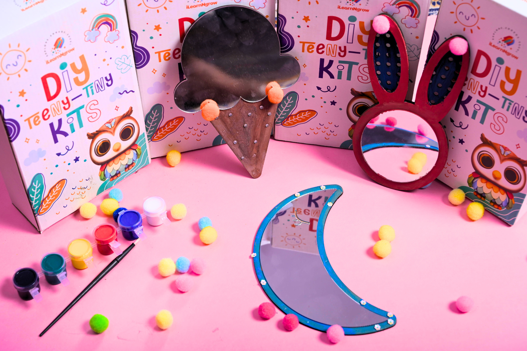 DIY Mirror Set of Three - Teeny Tiny
