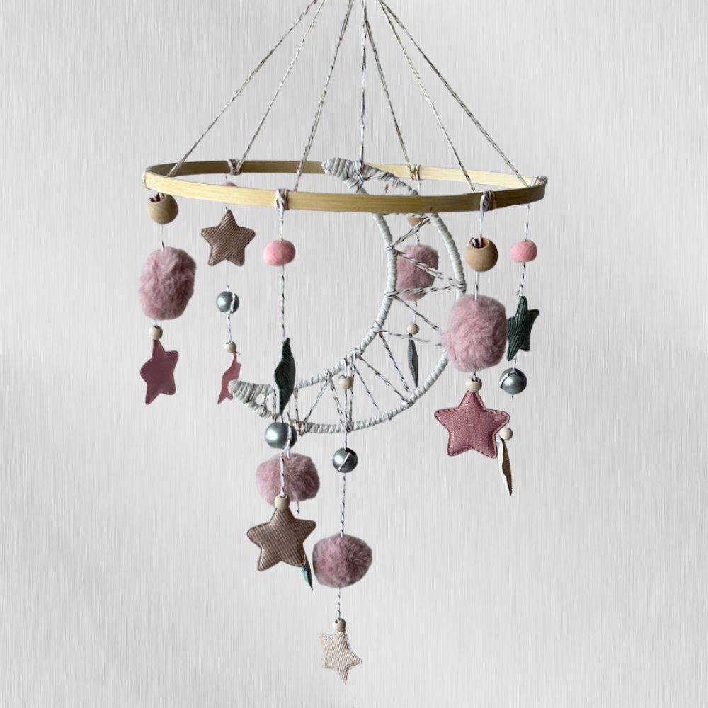 Starry Moon - Cot / Crib Mobile