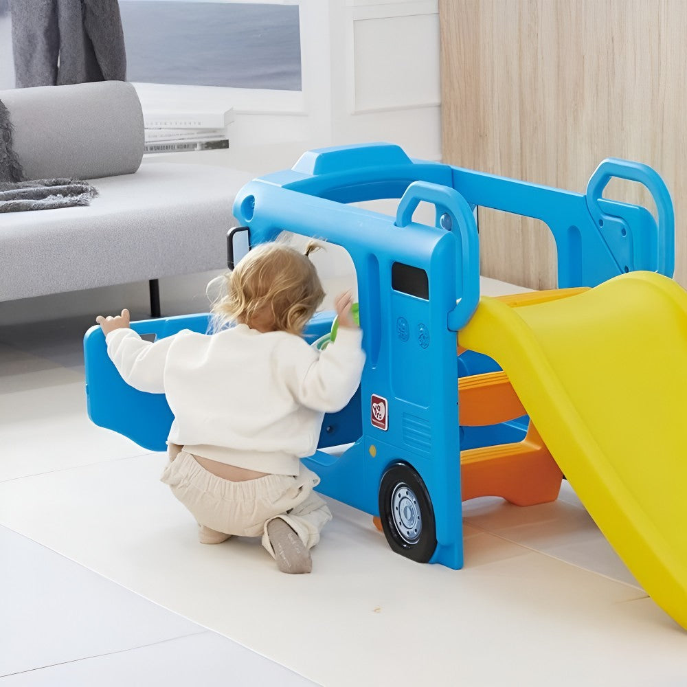 Blue Compact Bus Slide