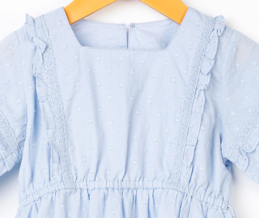 Vintage Tassel - Baby Blue Dress