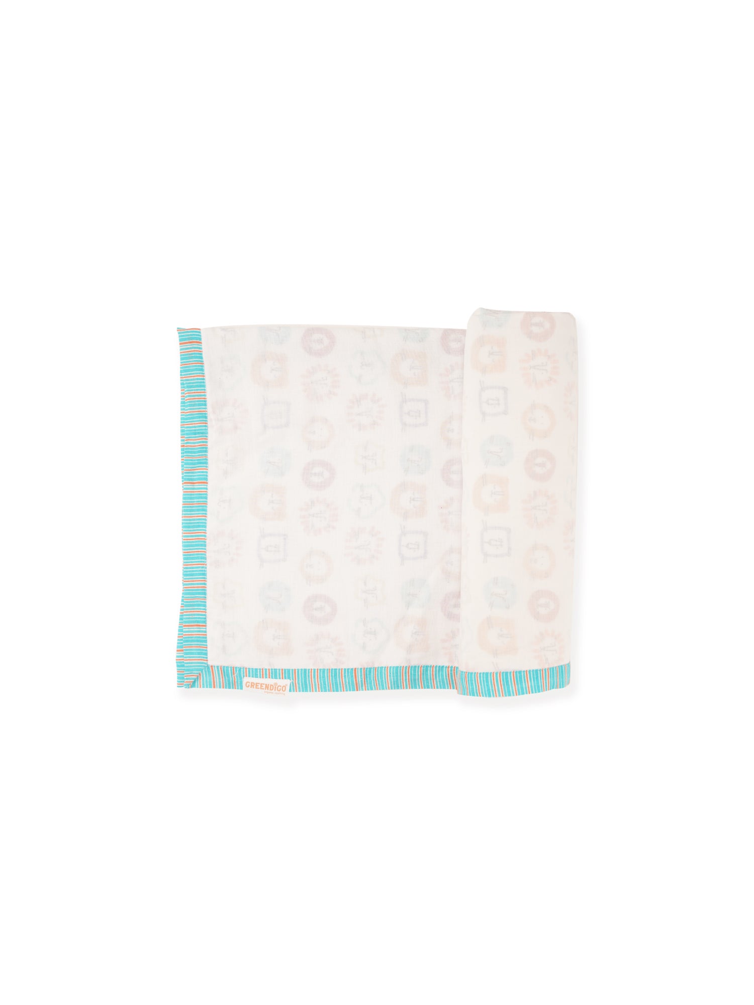 Cuddle Cubs - Cotton Muslin Dohar Blanket for New Born Baby - Totdot