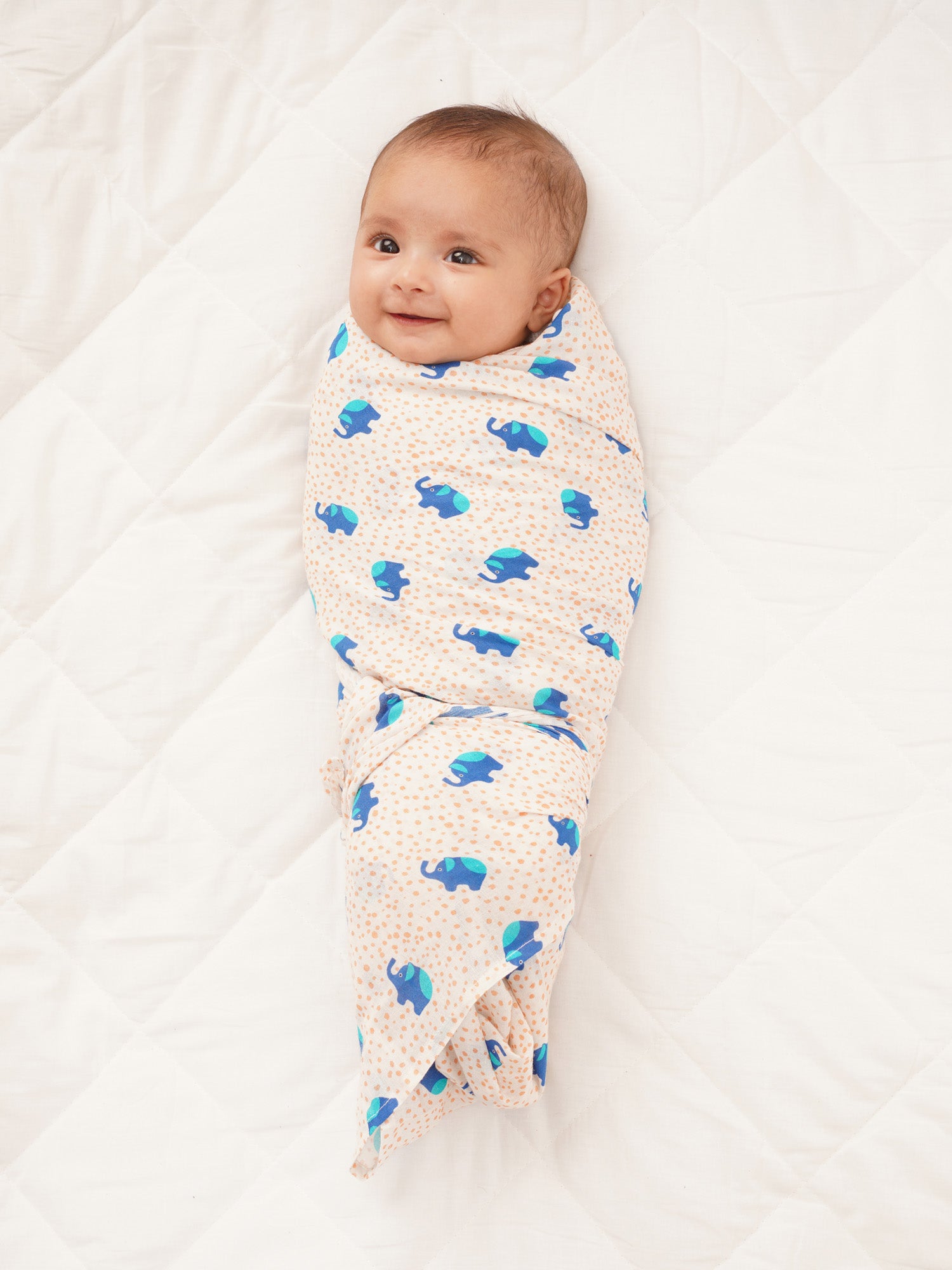 Wildlife Wonders Cotton Muslin Swaddle Wrap for New Born (Pack of 2) - Totdot