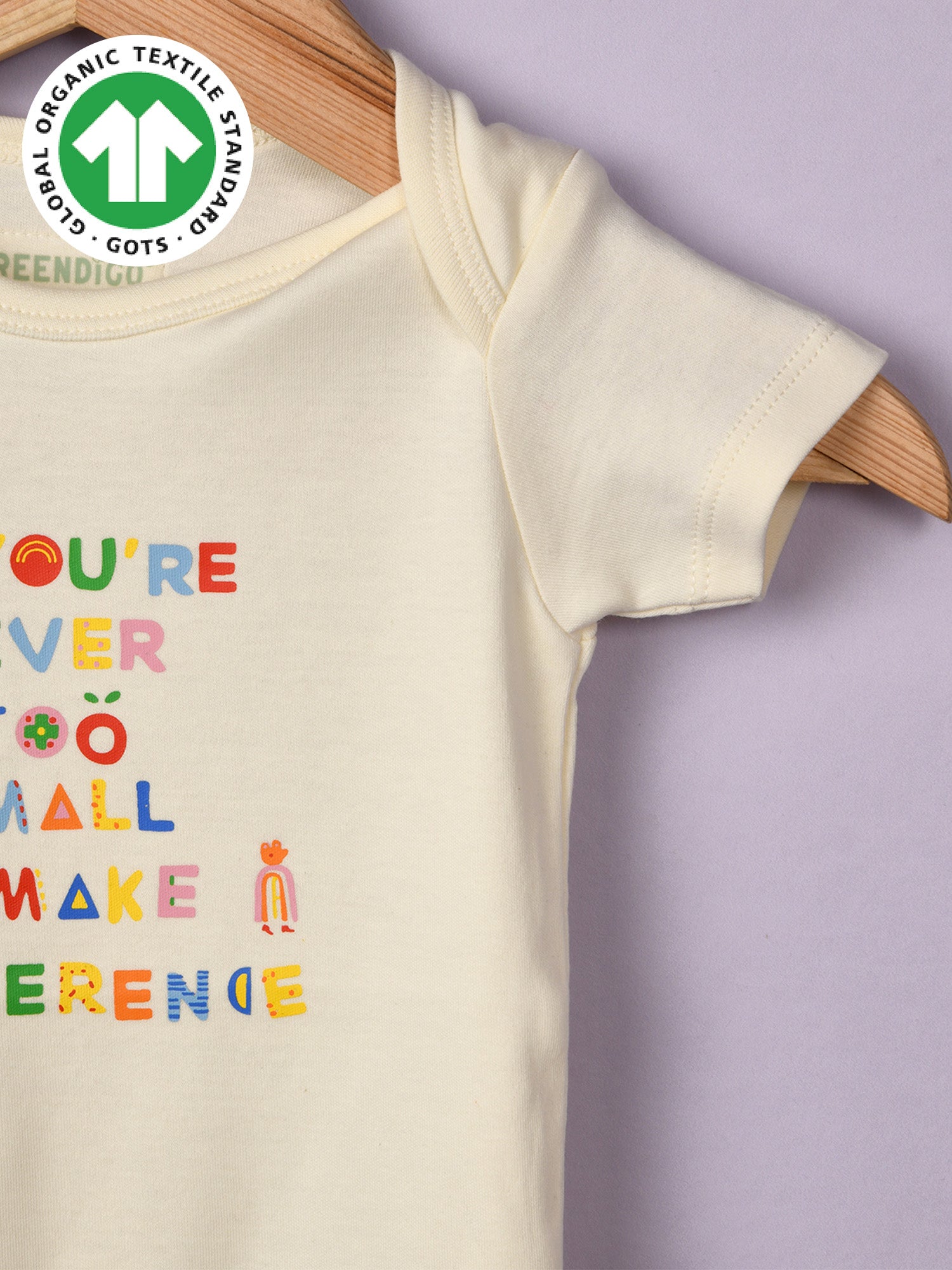 Be the change - Organic Cotton Bodysuit - Totdot