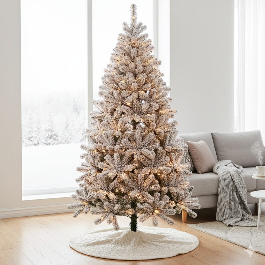 BIANCA Christmas tree with frosting – 4 feet
