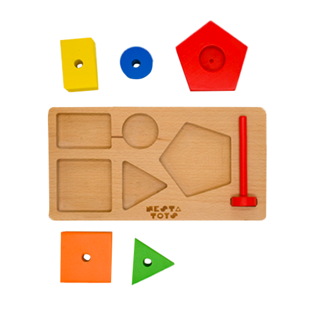 Montessori Stacker | Shape Sorter - Totdot