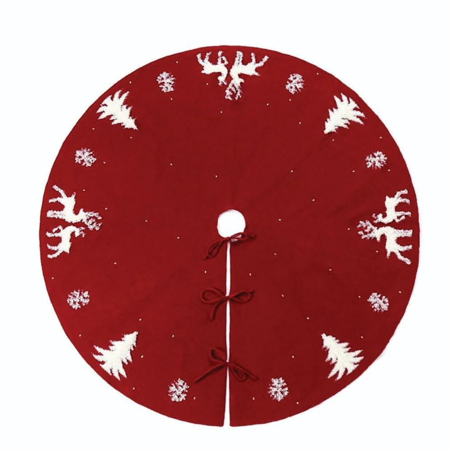 Snowflake Swirl - 50" Tree Skirt