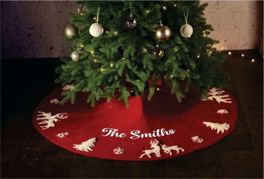 Snowflake Swirl - 50" Tree Skirt