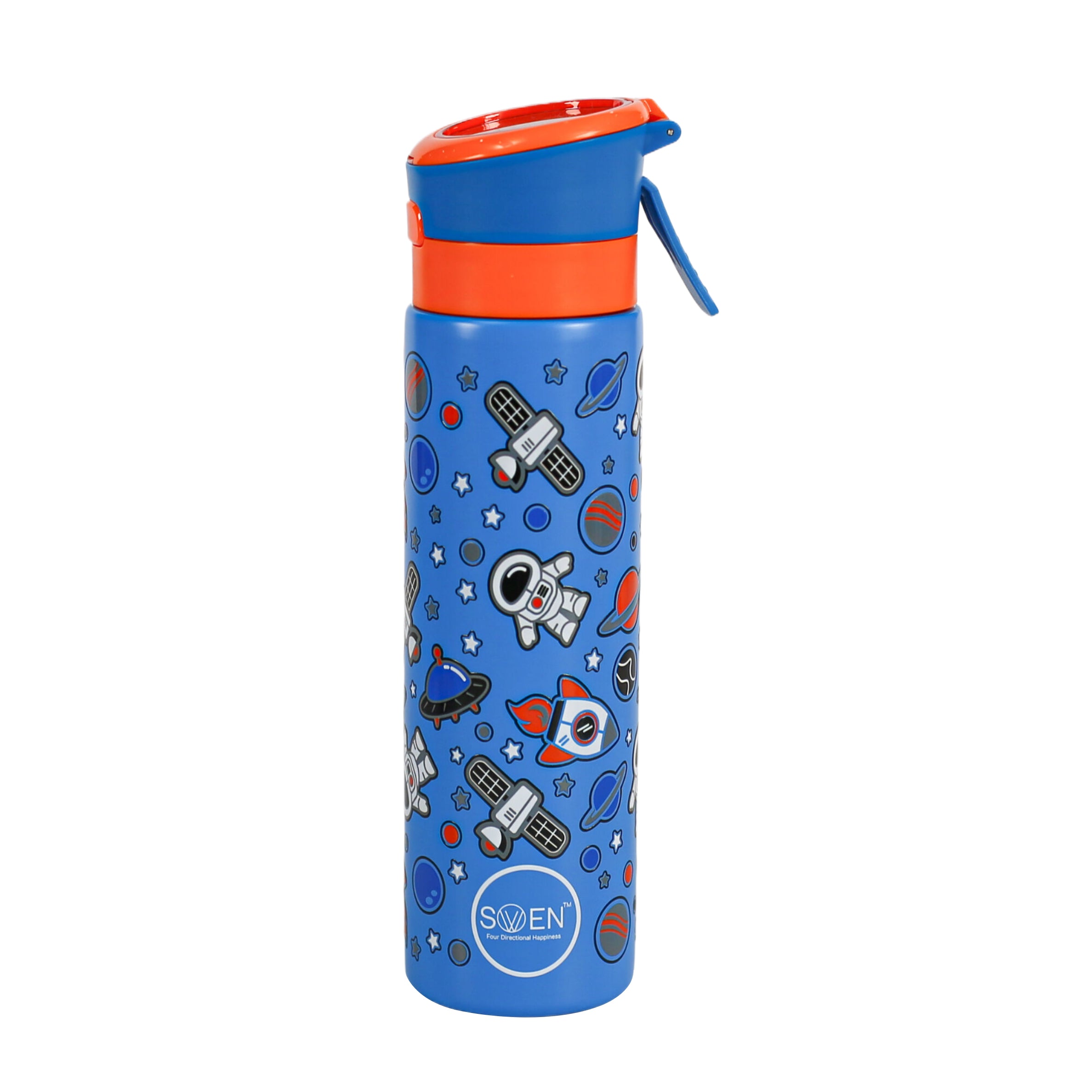 Insulated Stainless Steel Dinosaur Theme Mist Bottle -  Blue Color - 540Ml