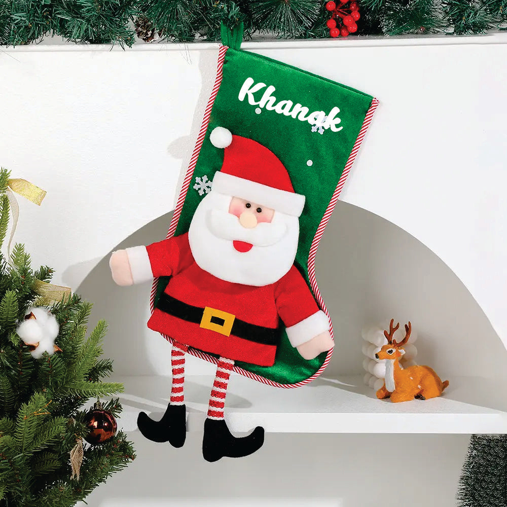 Dangling Legs Stocking - Santa's Secret