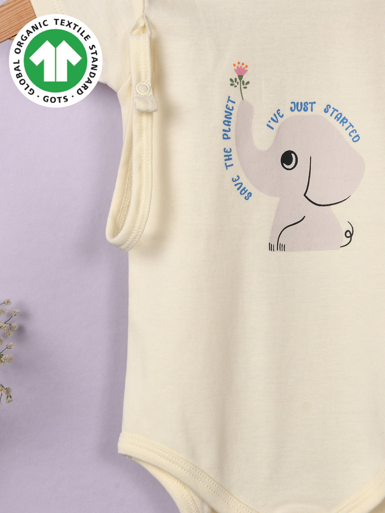 Love the planet - Organic Cotton Bodysuit - Totdot