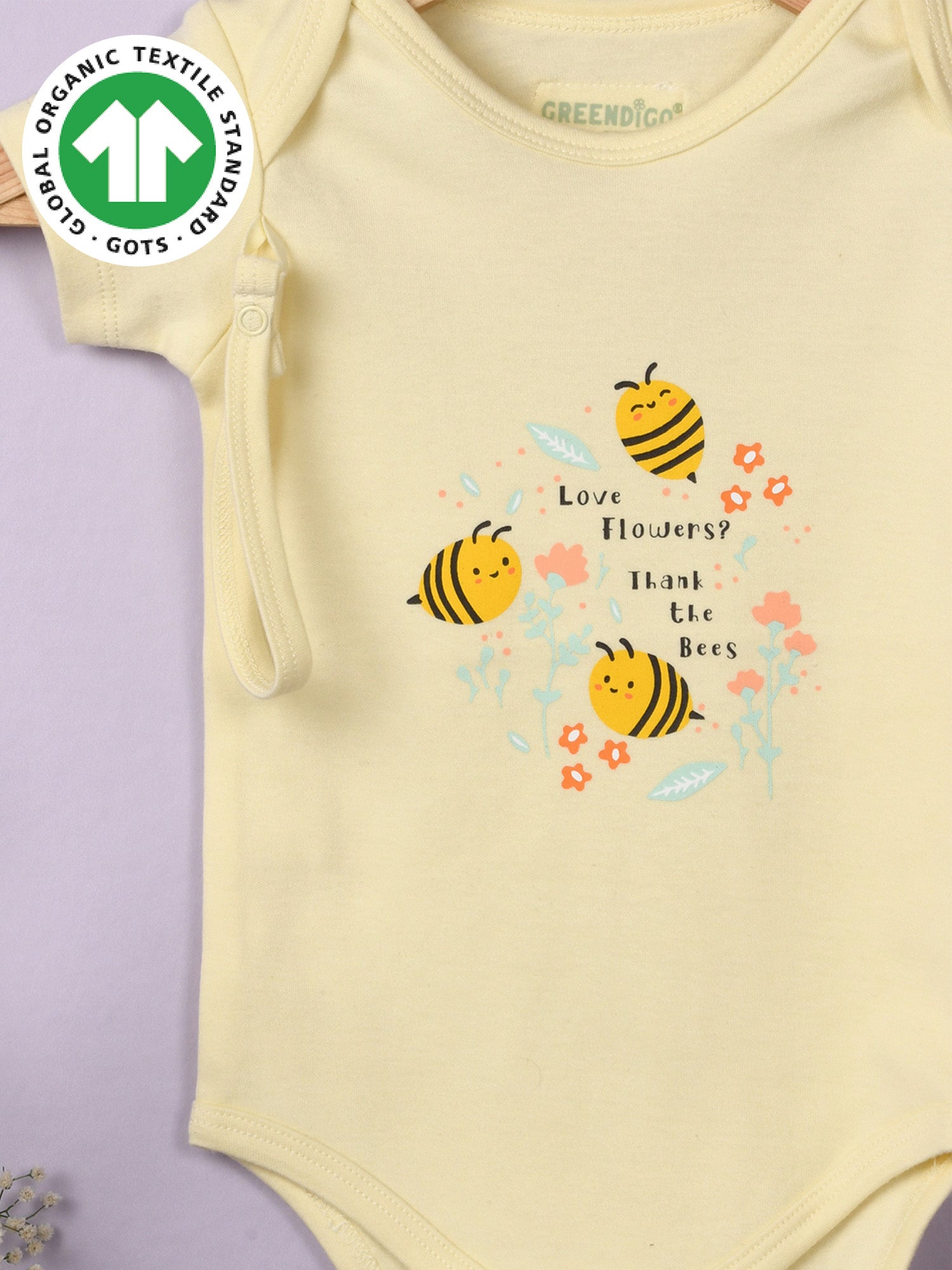 Be thankful - Organic Cotton Bodysuit - Totdot