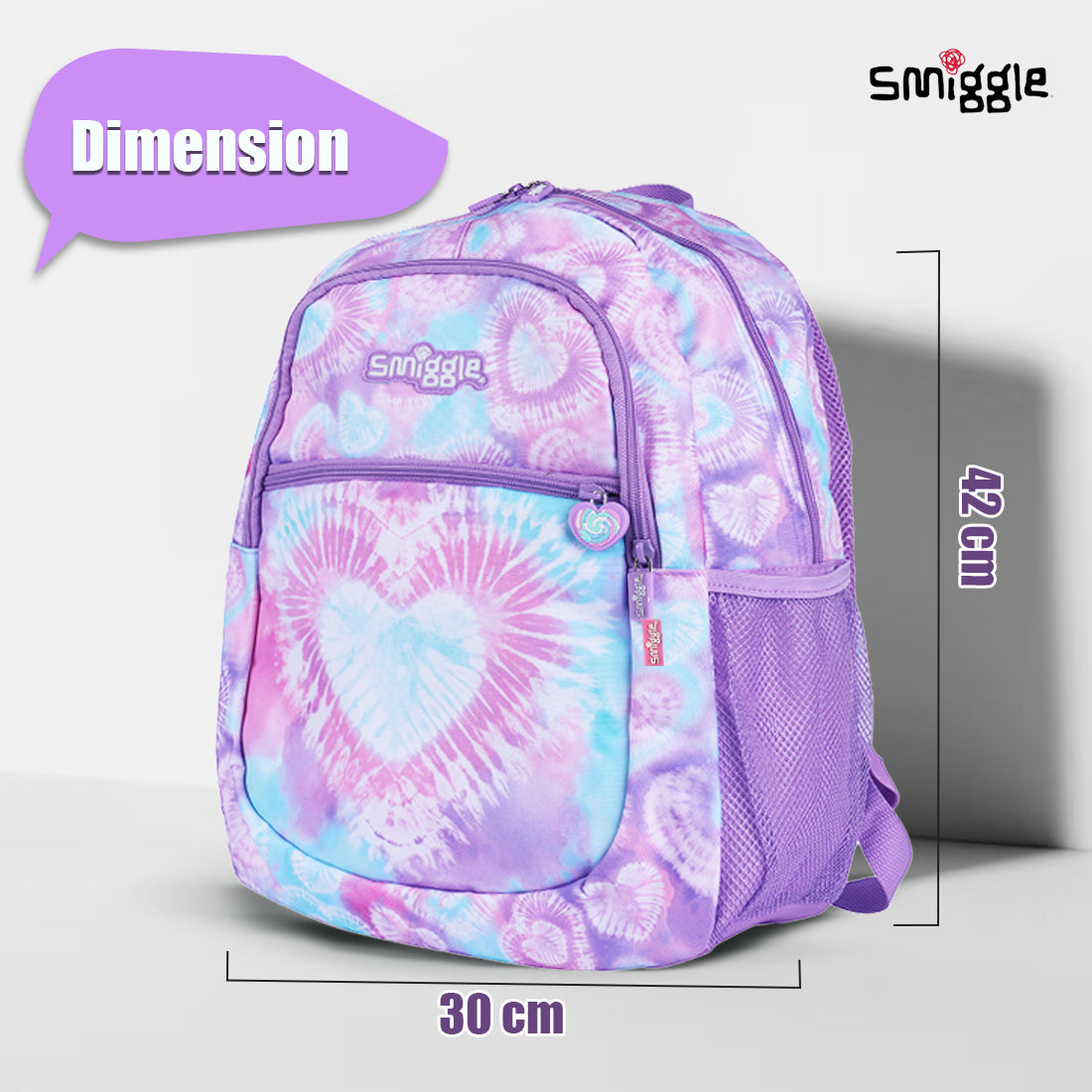 I Heart Classic Backpack Lilac