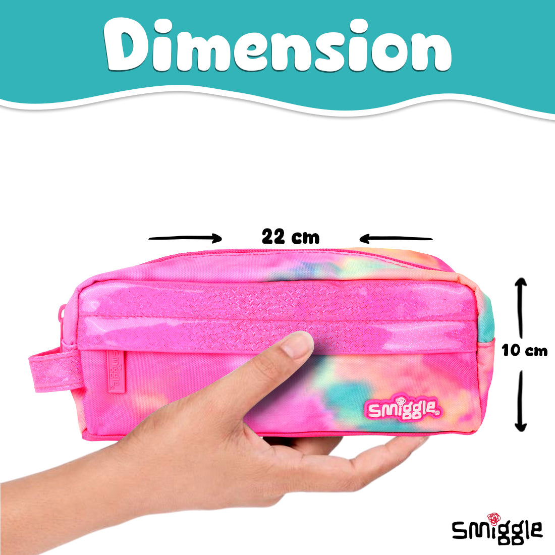 Vivid Essential Pencil Case Pink