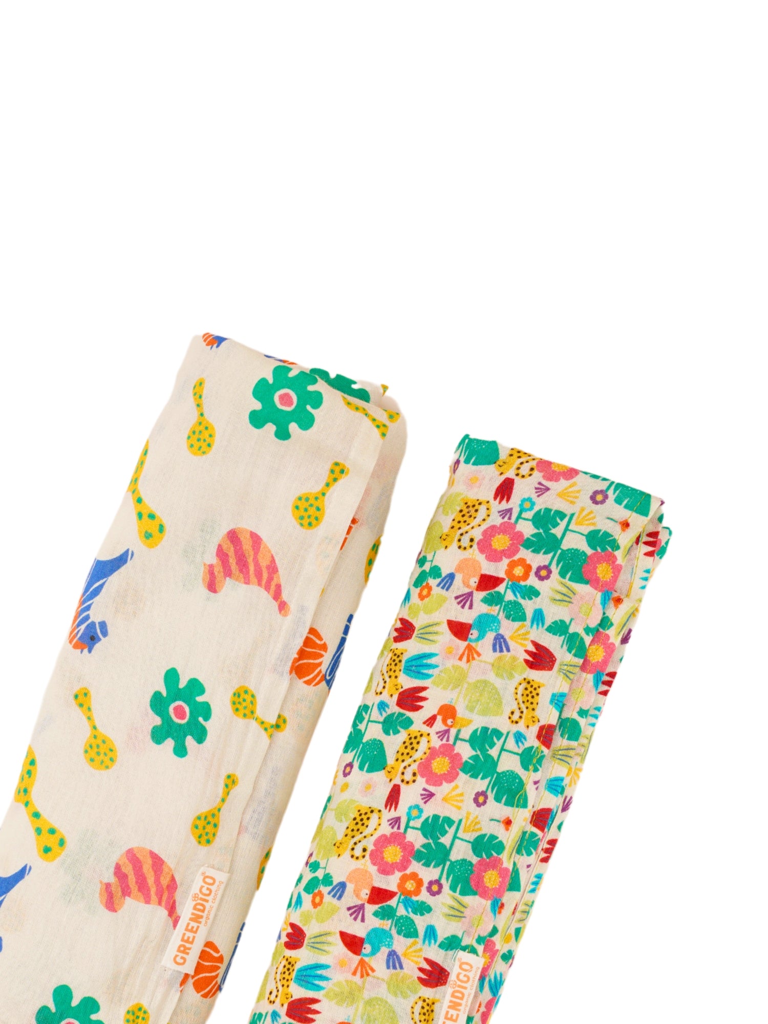 Colourful Dreams Cotton Muslin Swaddle Wrap for New Born (Pack of 2) - Totdot