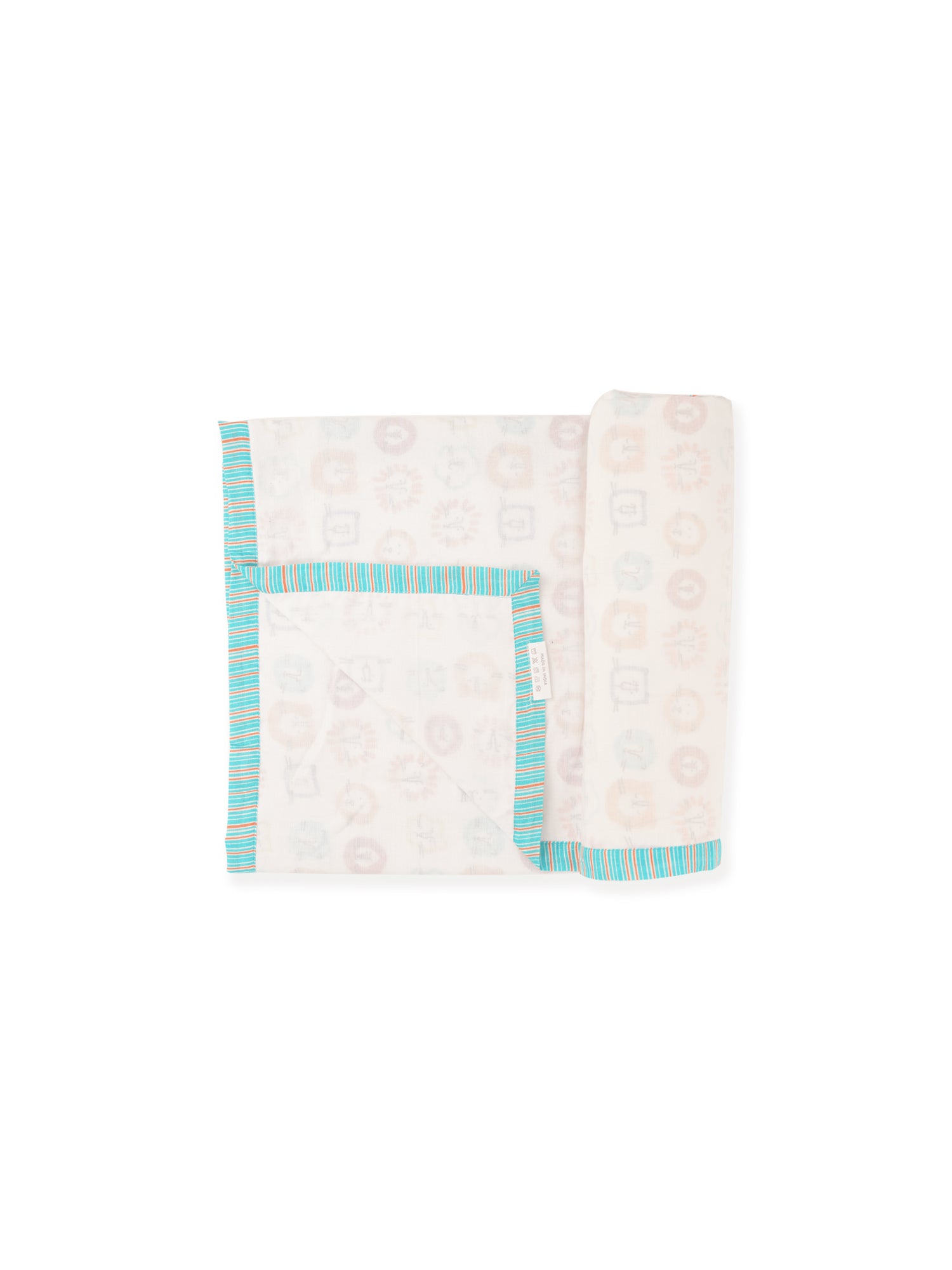 Cuddle Cubs - Cotton Muslin Dohar Blanket for New Born Baby - Totdot