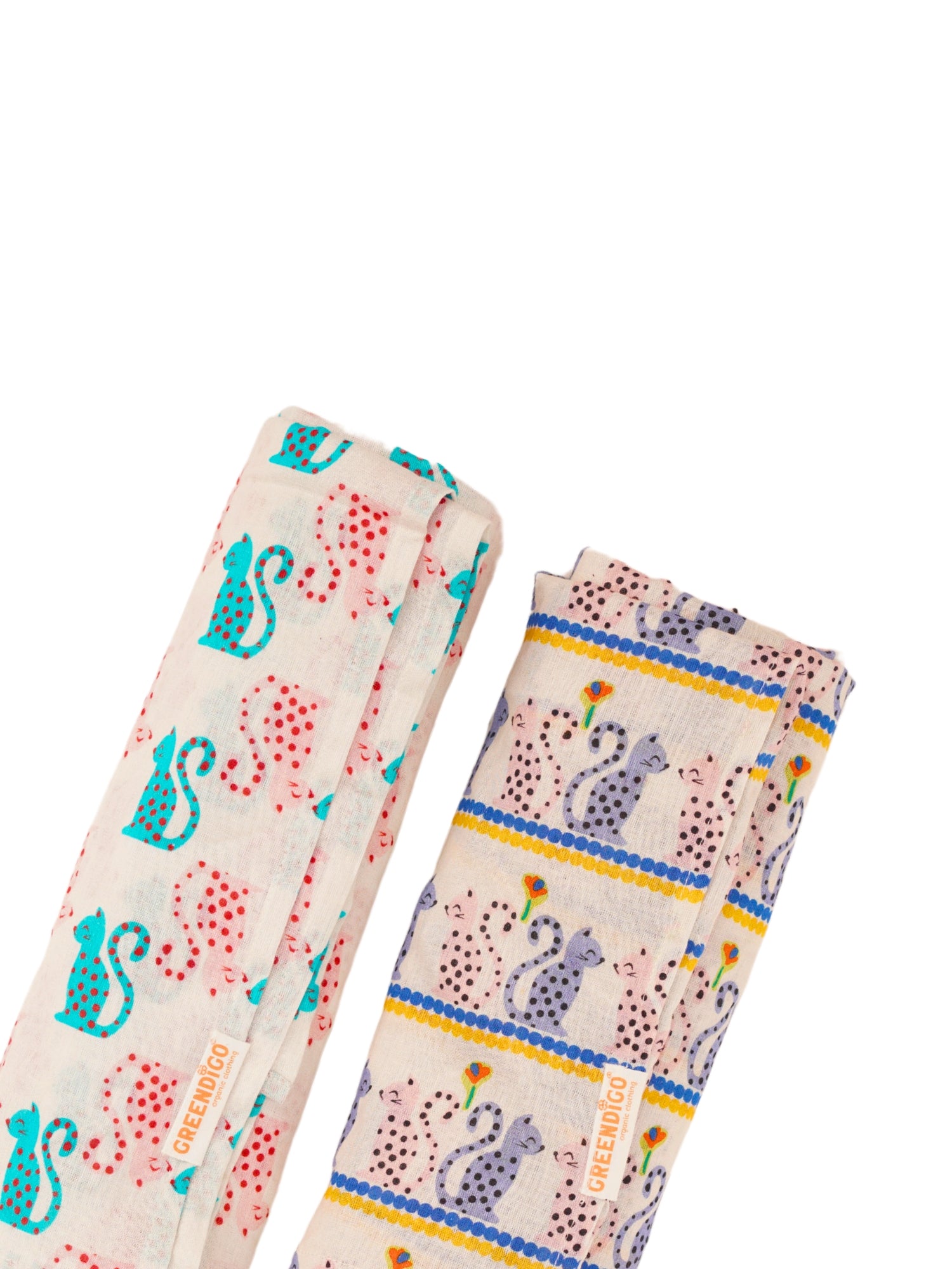 Pals Cotton Muslin Swaddle Wrap for New Born (Pack of 2) - Totdot