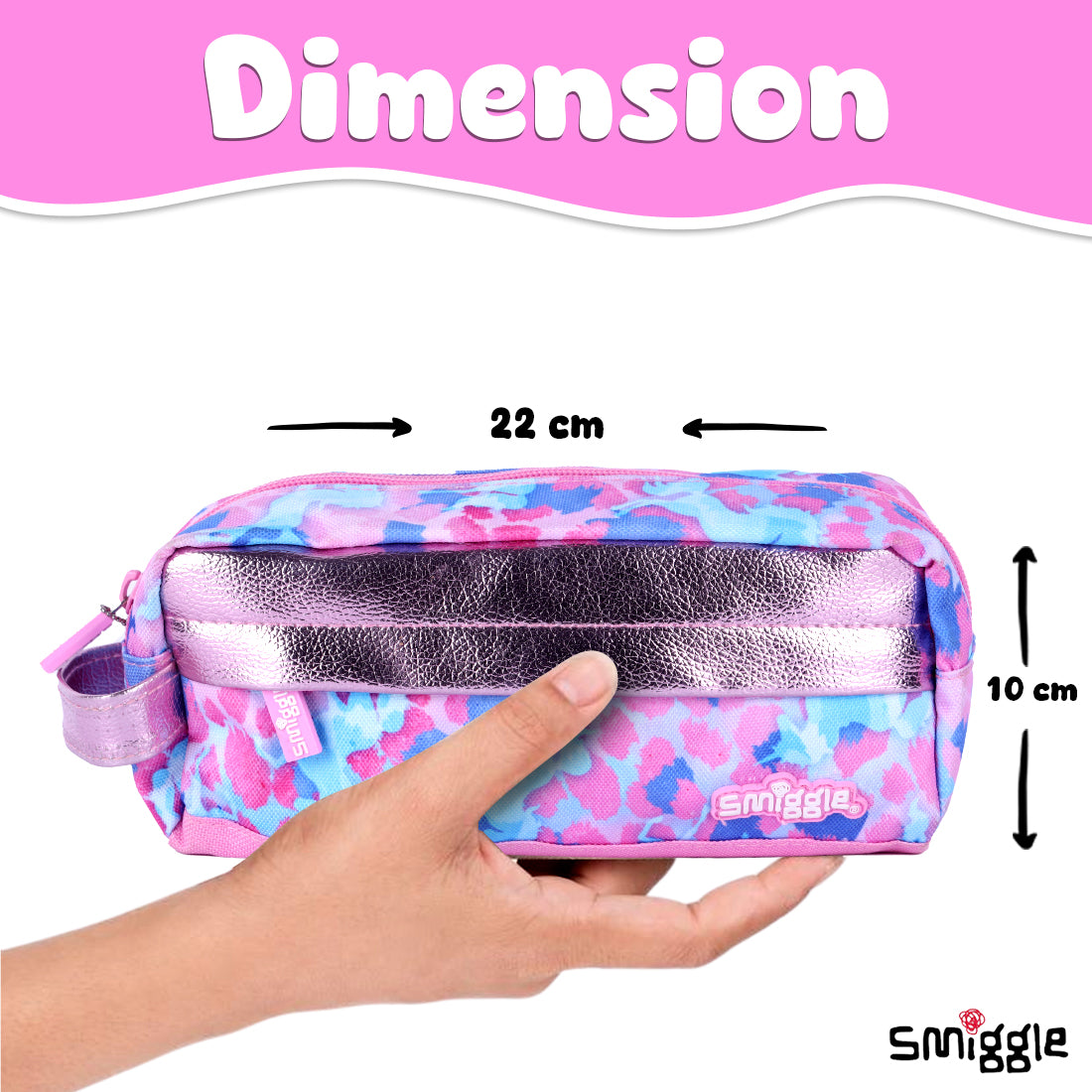 Mirage Collection Pencil Case Pop Out Pink