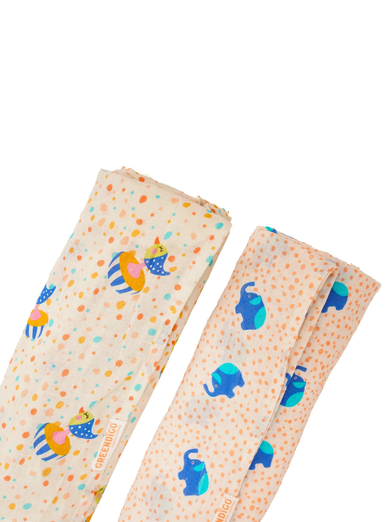 Wildlife Wonders Cotton Muslin Swaddle Wrap for New Born (Pack of 2) - Totdot