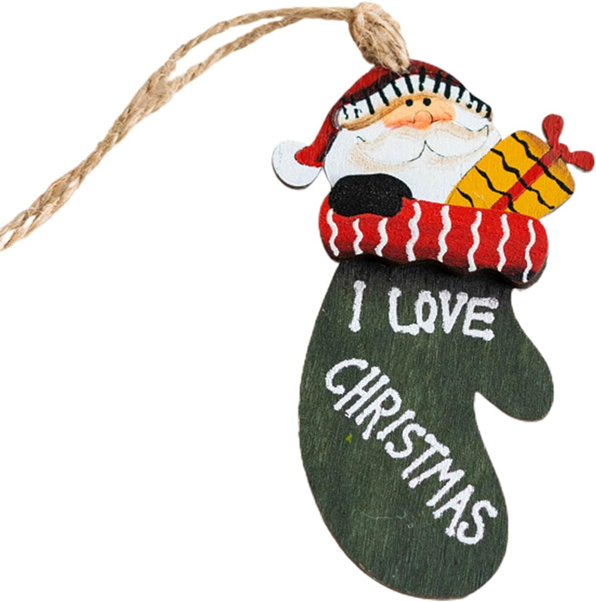 Colourful Wonders of Christmas Ornaments- Peek-a-boo Santa