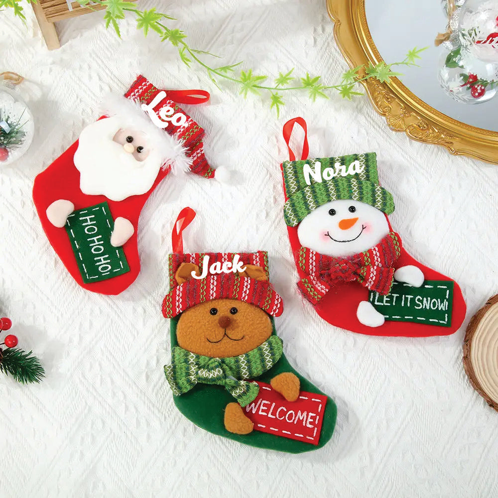 Ho Ho Ho Surprise! Mini Stocking - Set of 3