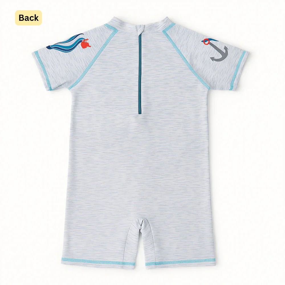 Captain Crabby’s Sea Voyage Swim Set with Cap
