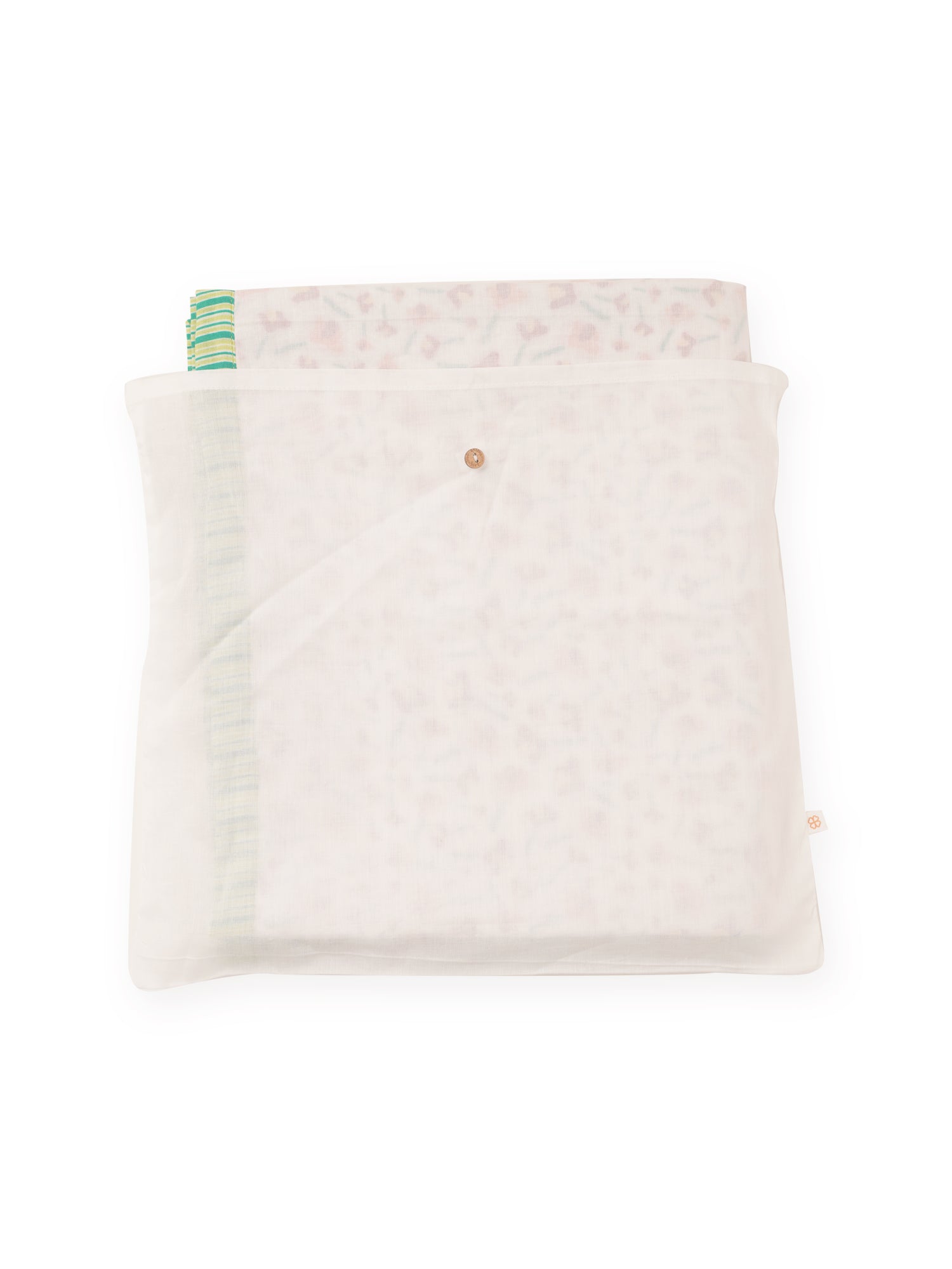 Floral Dreamland - Cotton Muslin Dohar Blanket for New Born Baby - Totdot