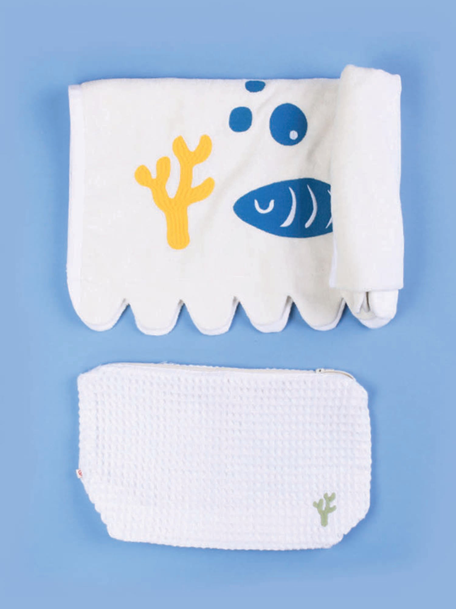 Fintastic - Organic Cotton Baby Bath Towel - Totdot