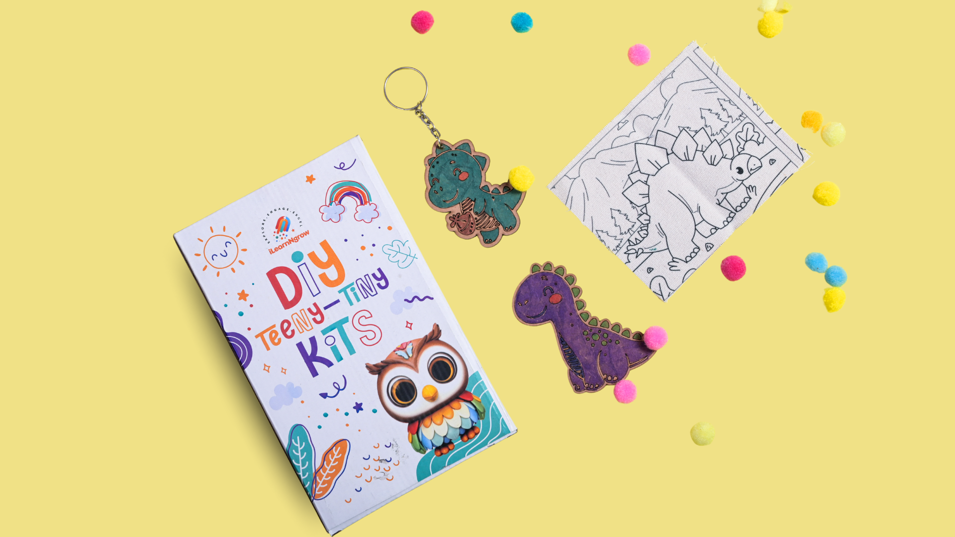 DIY Dino Painting Kit - Teeny Tiny