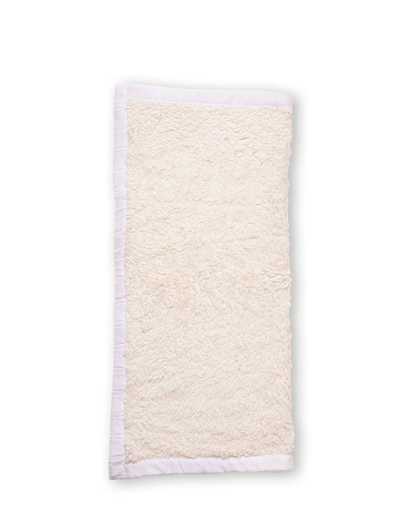 Ivory Sherpa - Organic Cotton Off-White Blanket for Babies - Totdot