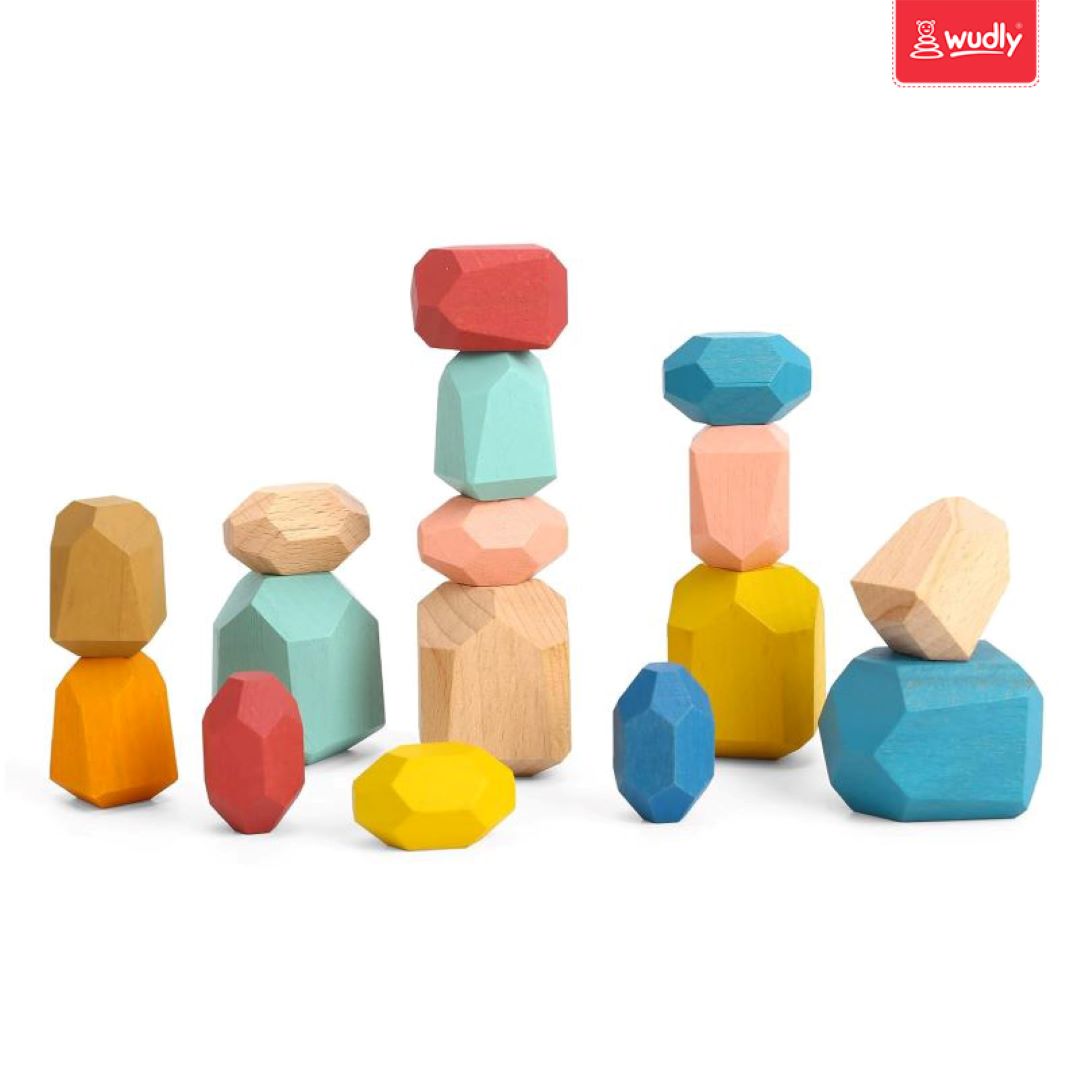 Wooden Balancing Stone For Kids