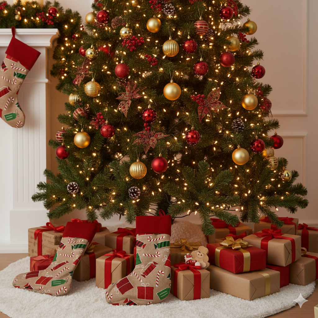 NORAH - pack of two premium Christmas stockings