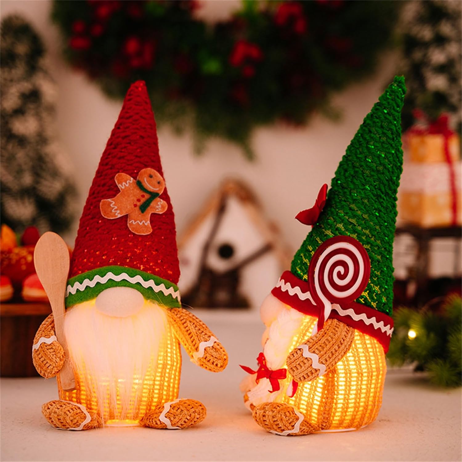 Light-Up Sweet Treat Gnome - Lolipop